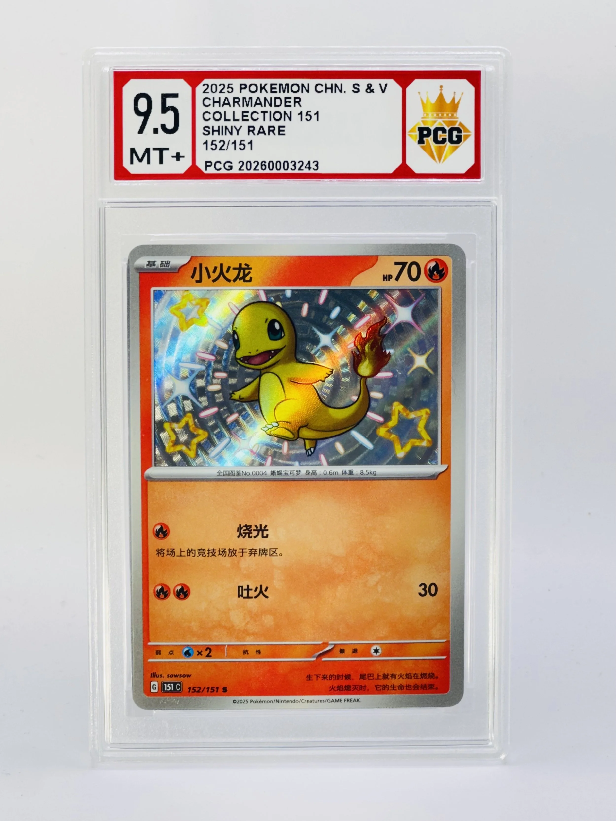 #20250003243 2025 CHARMANDER 9.5 MT+