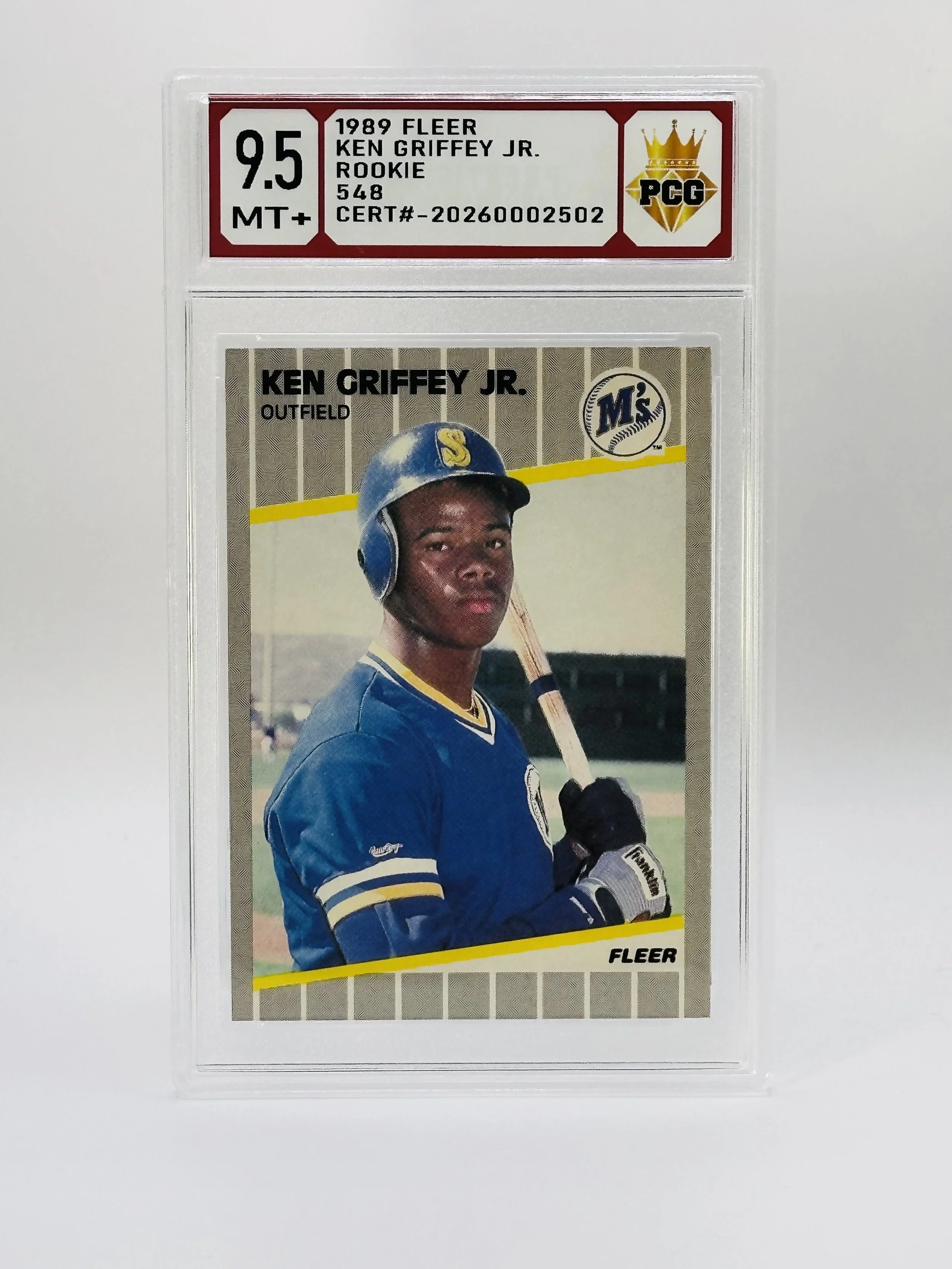 #20260002502 1989 KEN GRIFFEY JR. RC 9.5 MT+