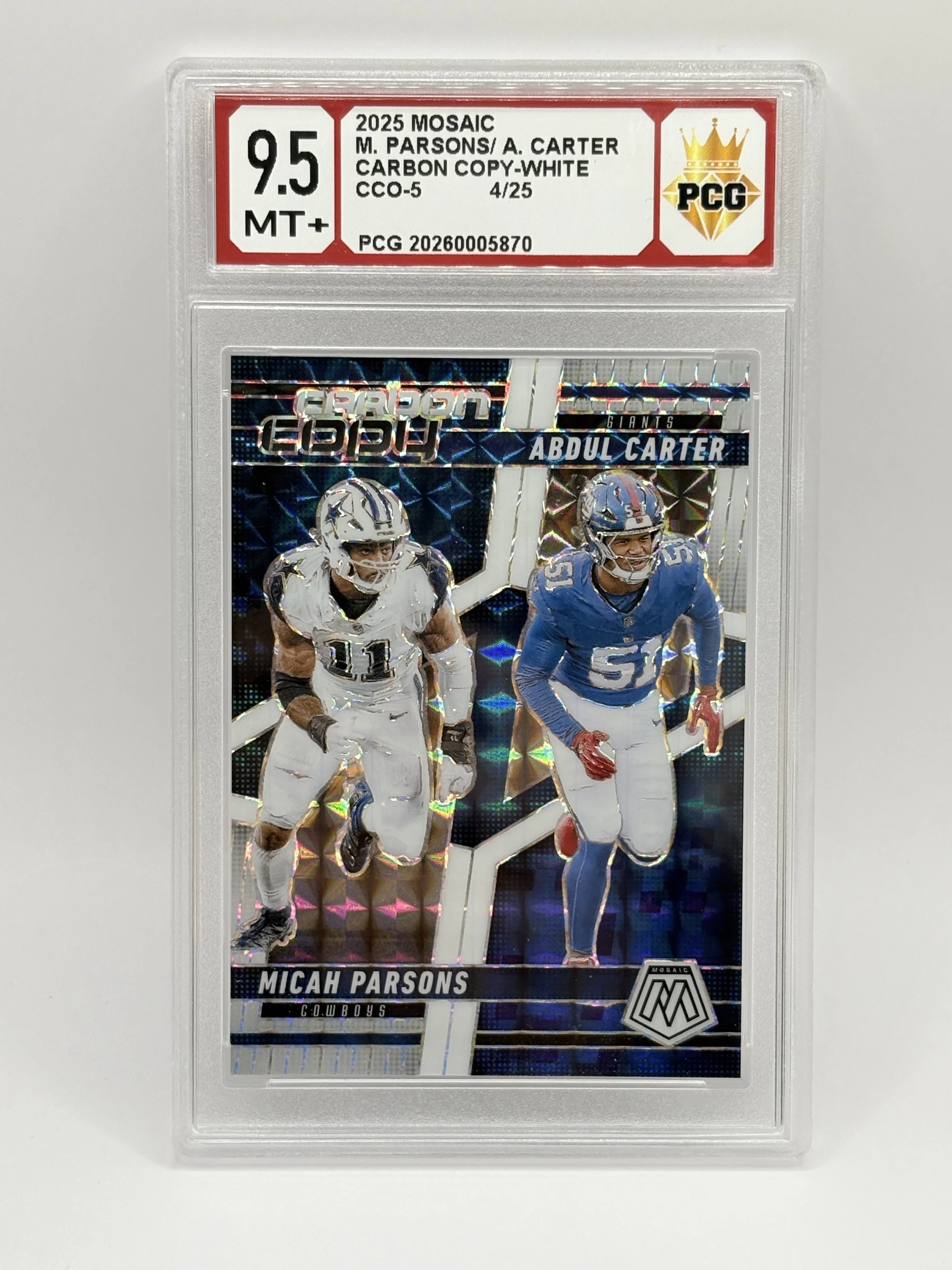 #20260005870 2025 M. PARSONS/ A. CARTER 9.5 MT+