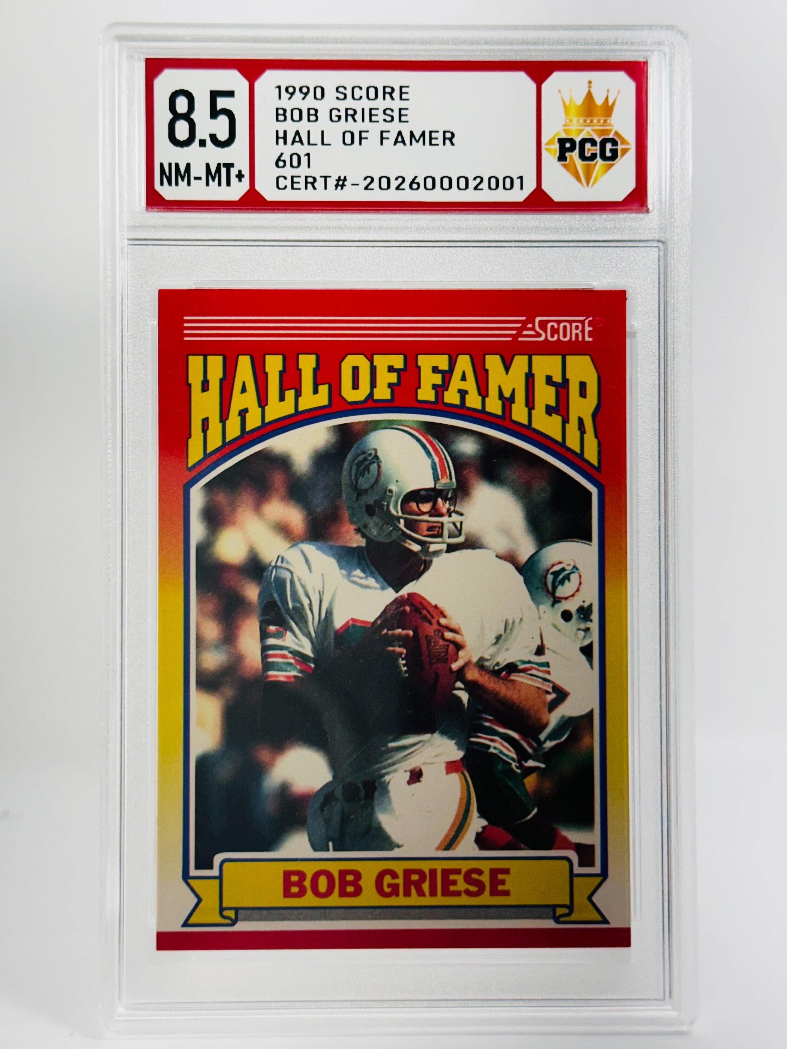 #20260002001 1990 BOB GRIESE 8.5 NM-MT+