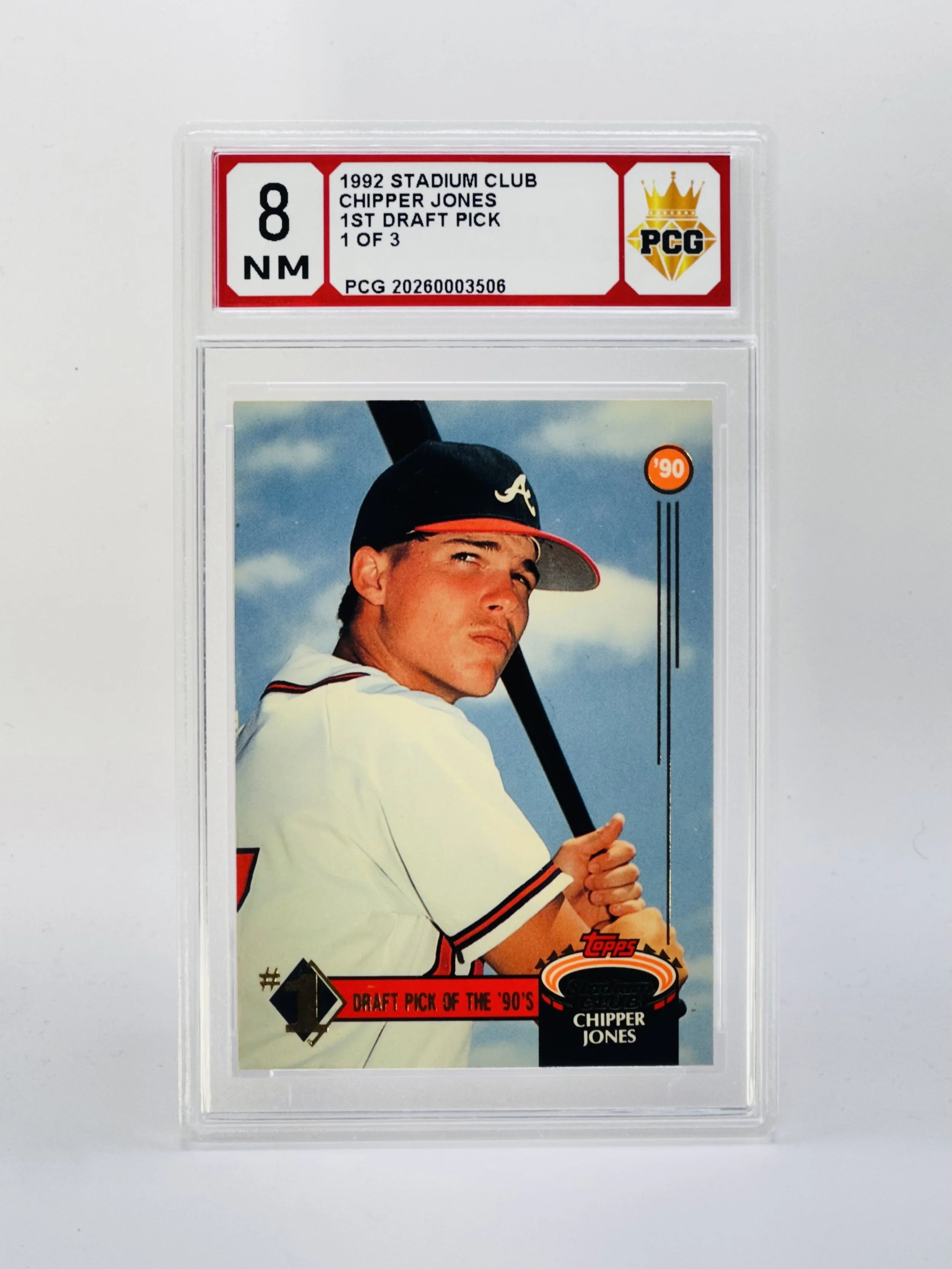 #20260003506 1992 CHIPPER JONES 8 NM