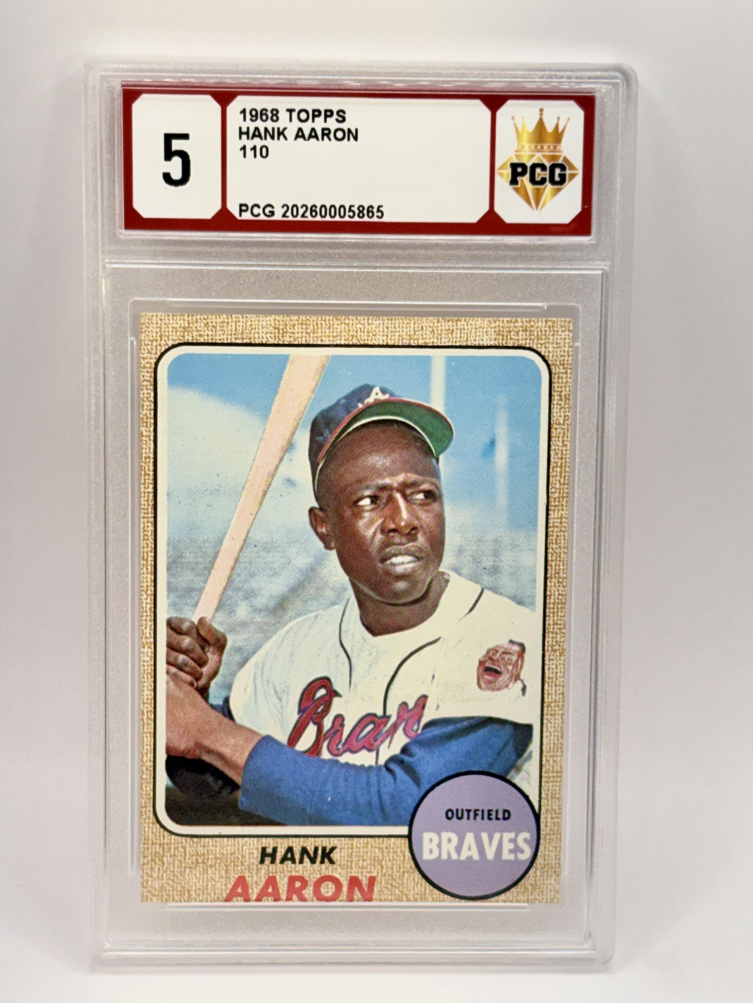 #20260005865 1968 HANK AARON 5