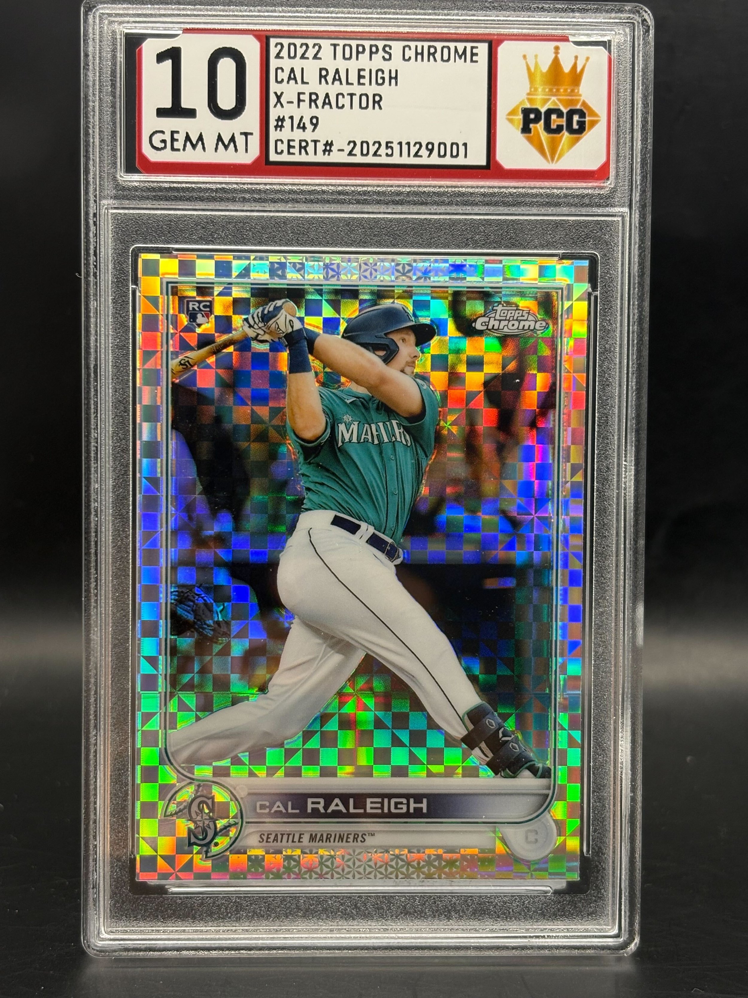 #202511251129001 Cal Raleigh RC 10 GEM MT