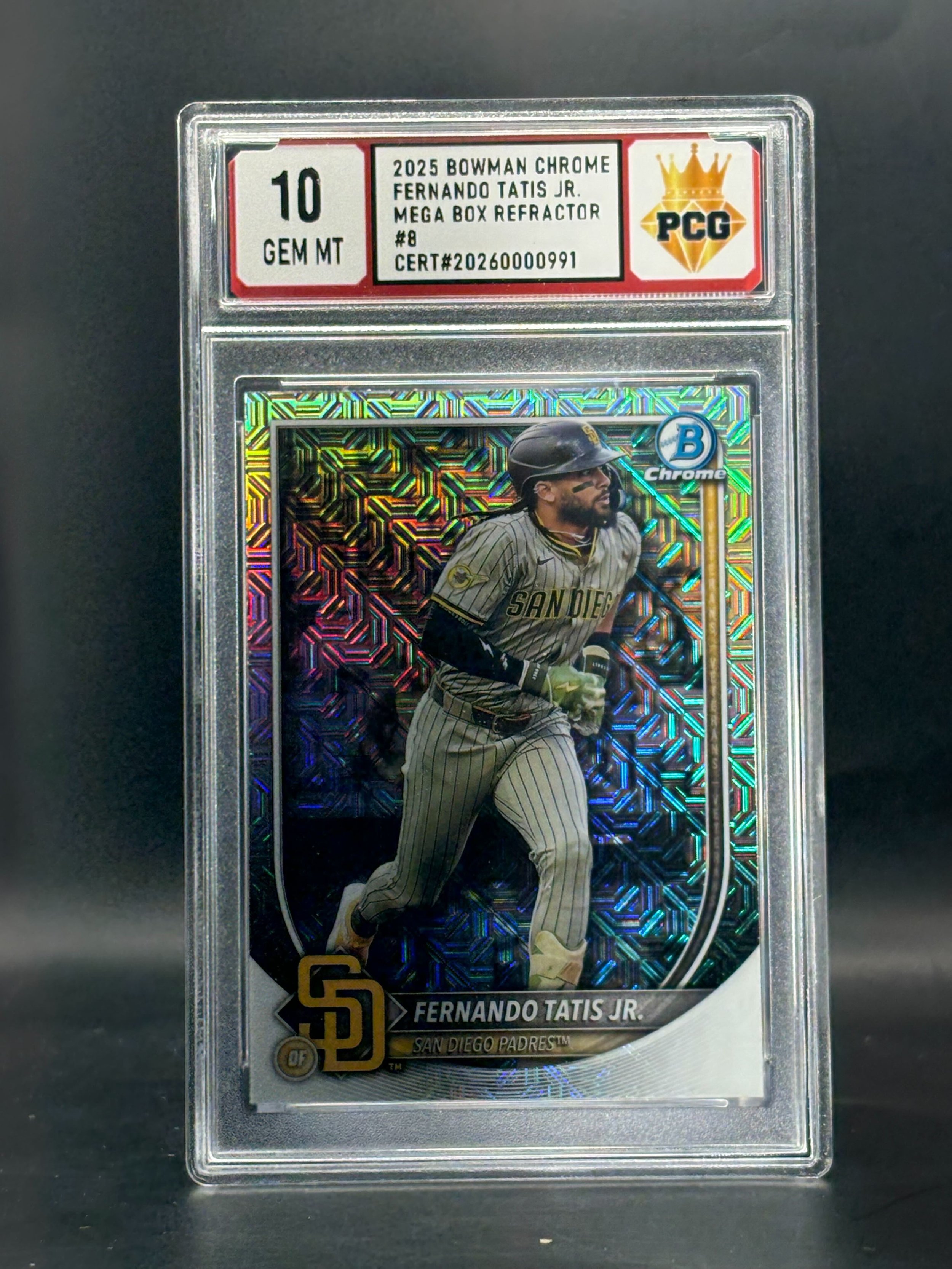 #20260000991 2025 FERNANDO TATIS JR 10 GEM MT+