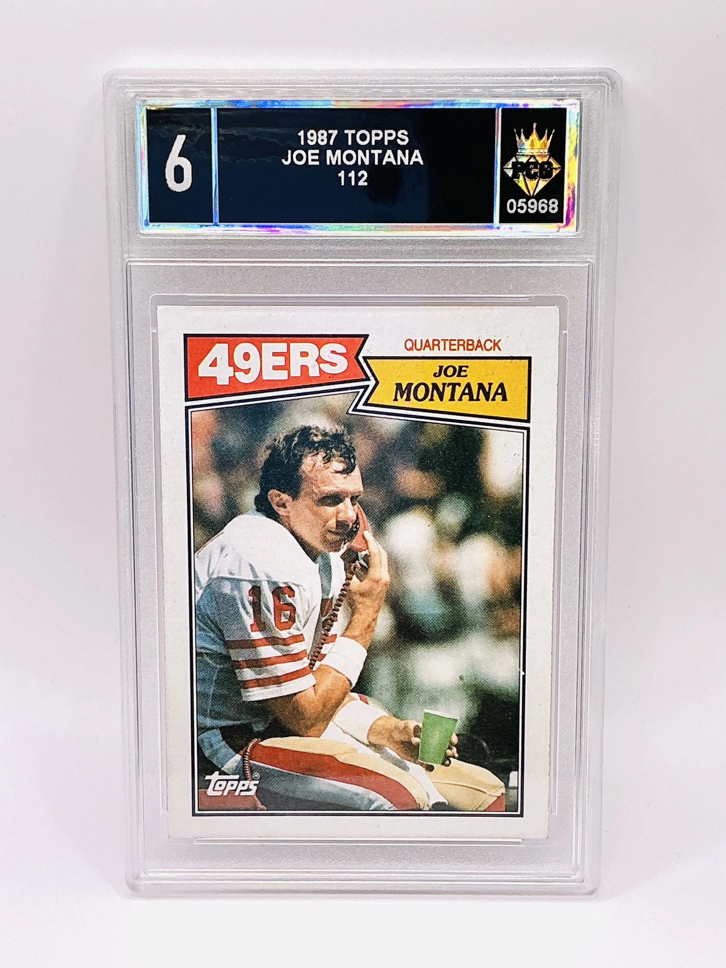 #05968 1987 JOE MONTANA 6