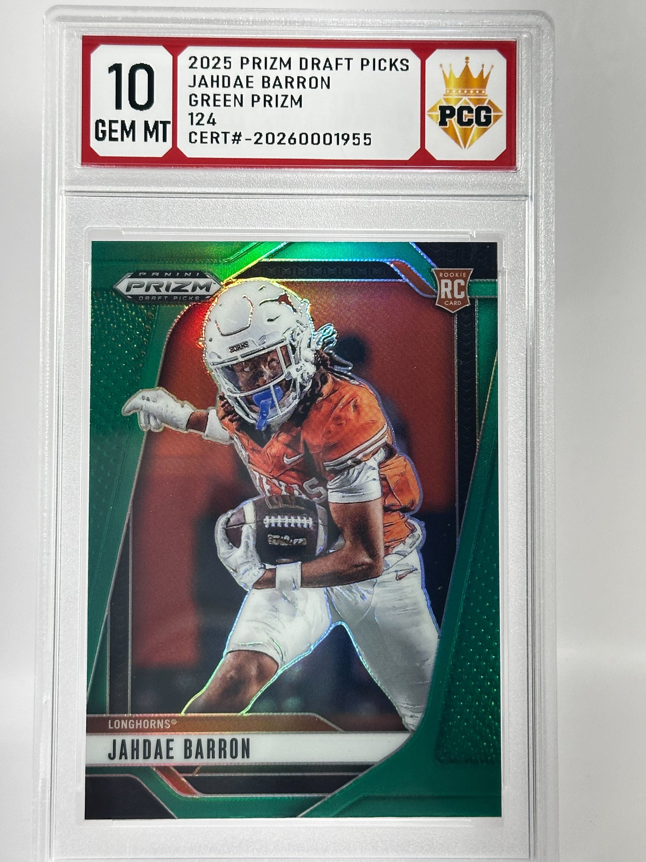 #20260001955 2025 JAHDAE BARRON 10 GEM MT