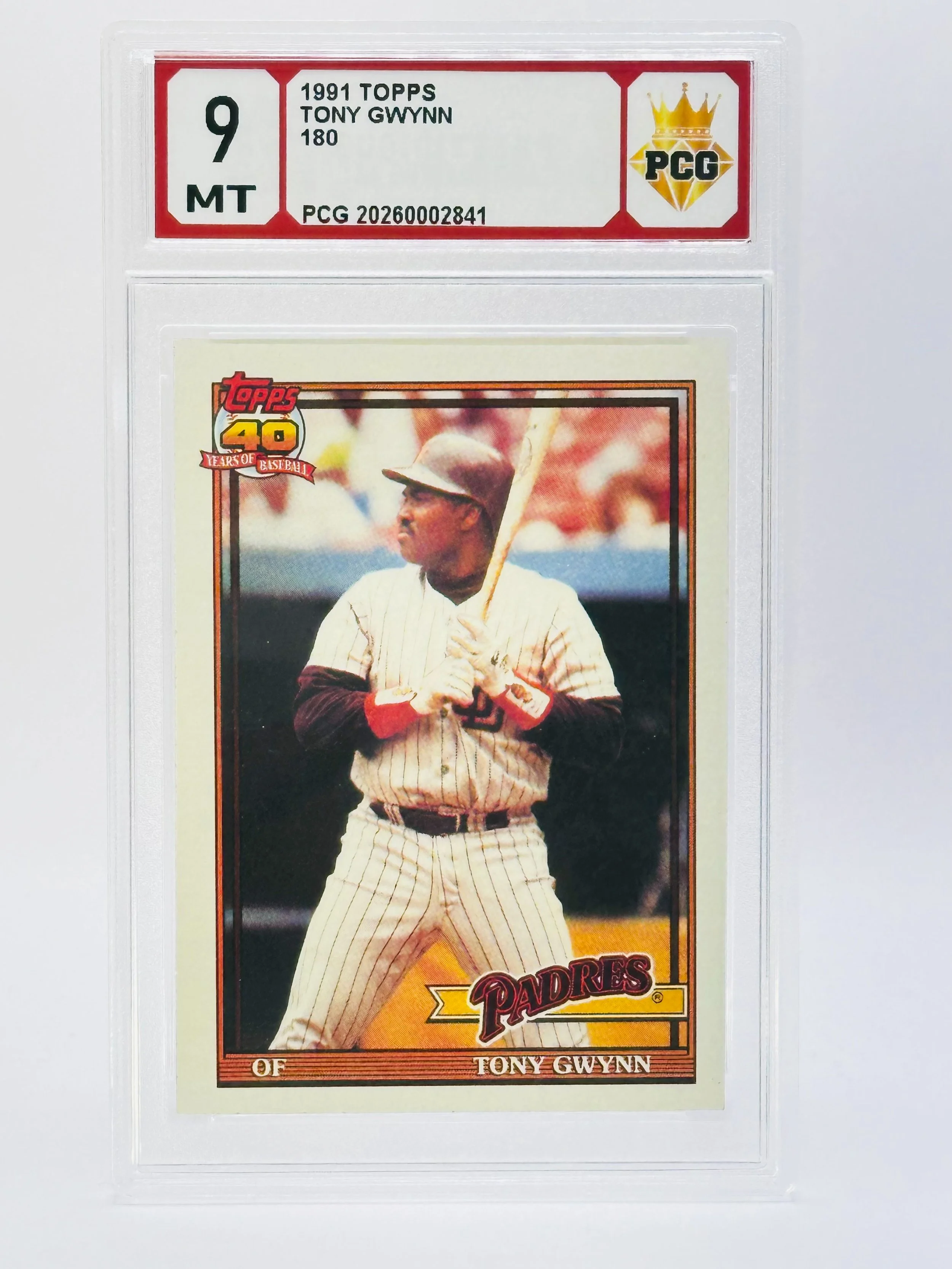 #20260002841 1991 TONY GWYNN 9 MT