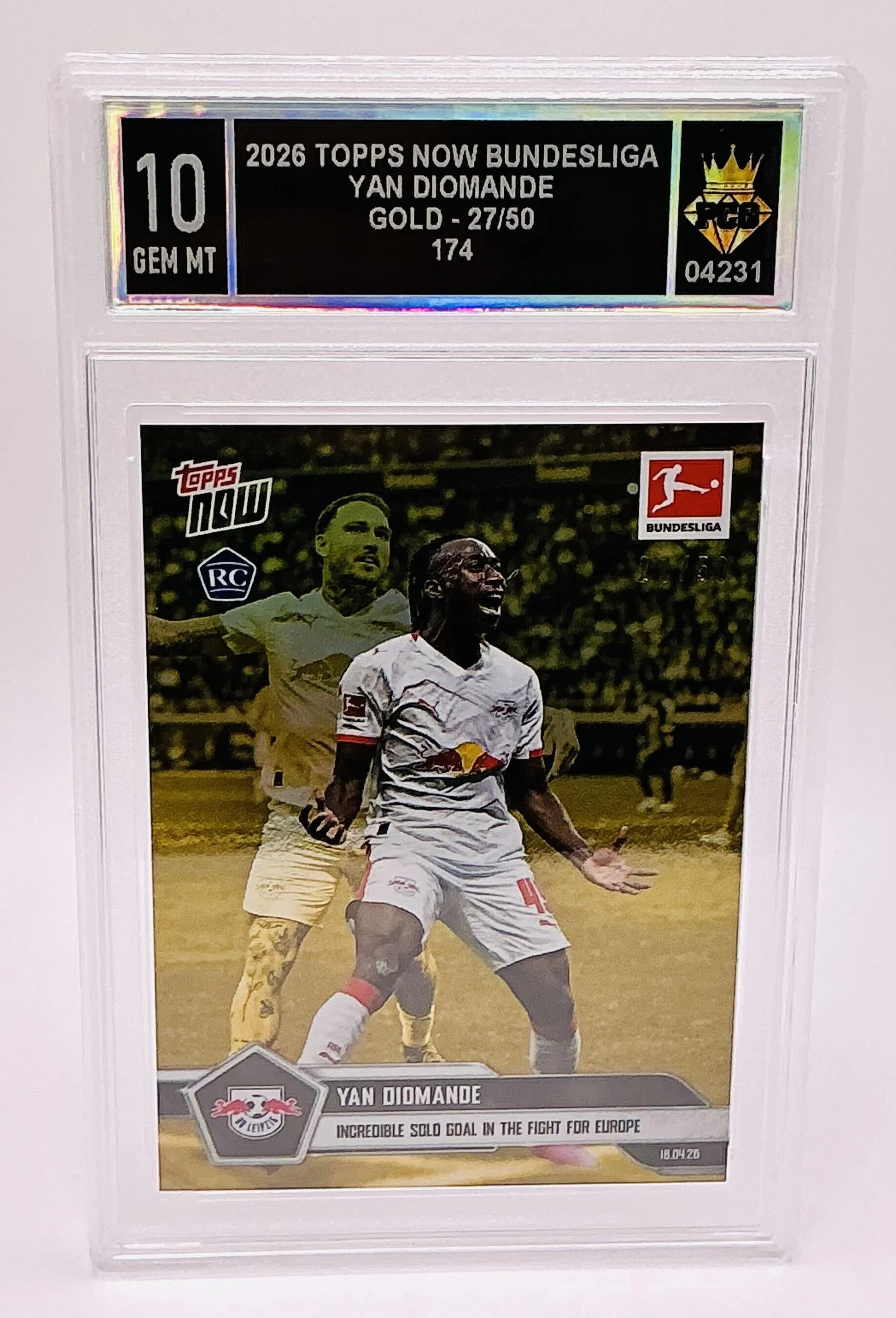 #04231 2026 YAN DIOMANDE 10 GEM MT