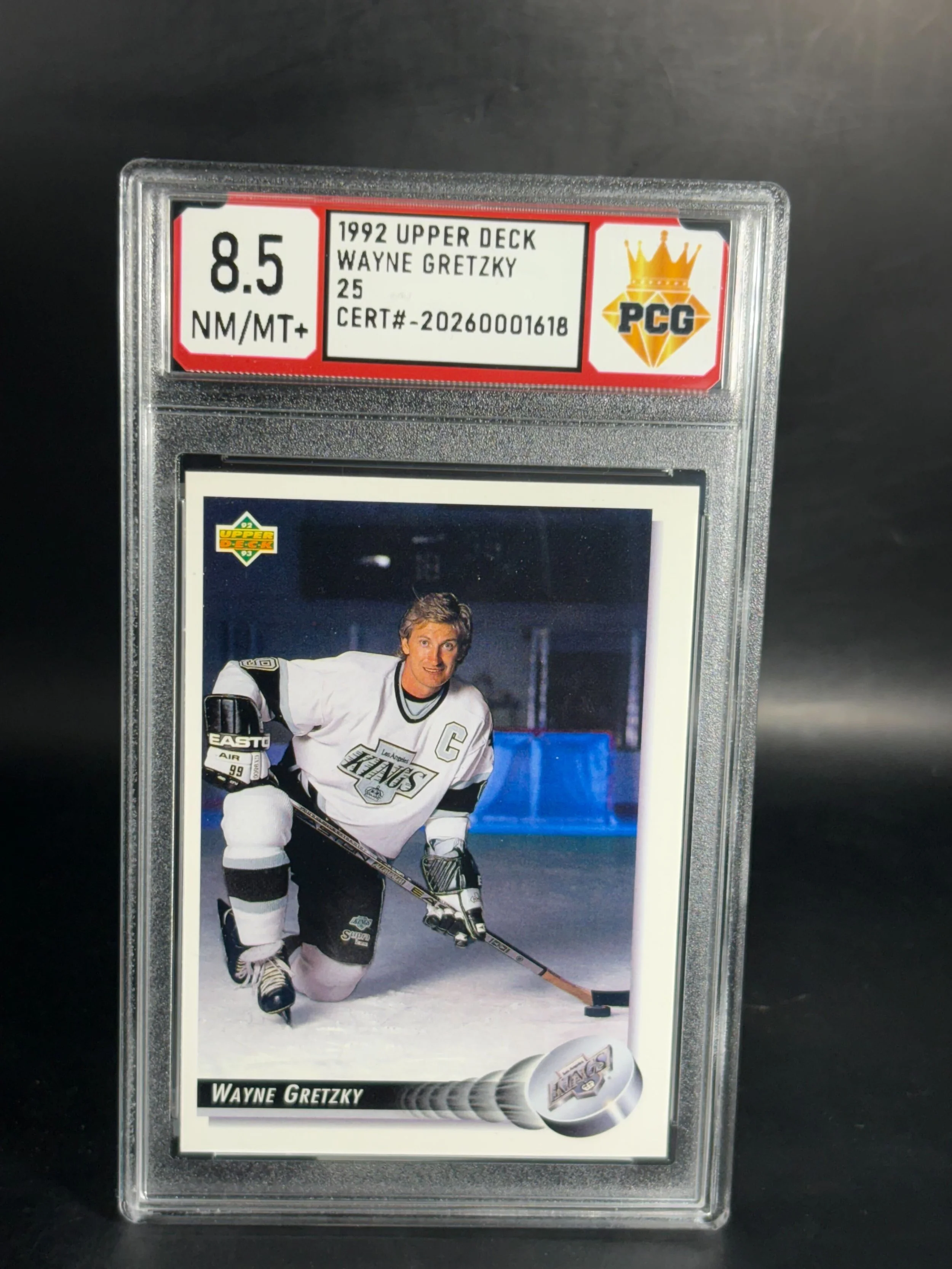 #20260001618 1992 WAYNE GRETZKY 8.5 NM/MT+