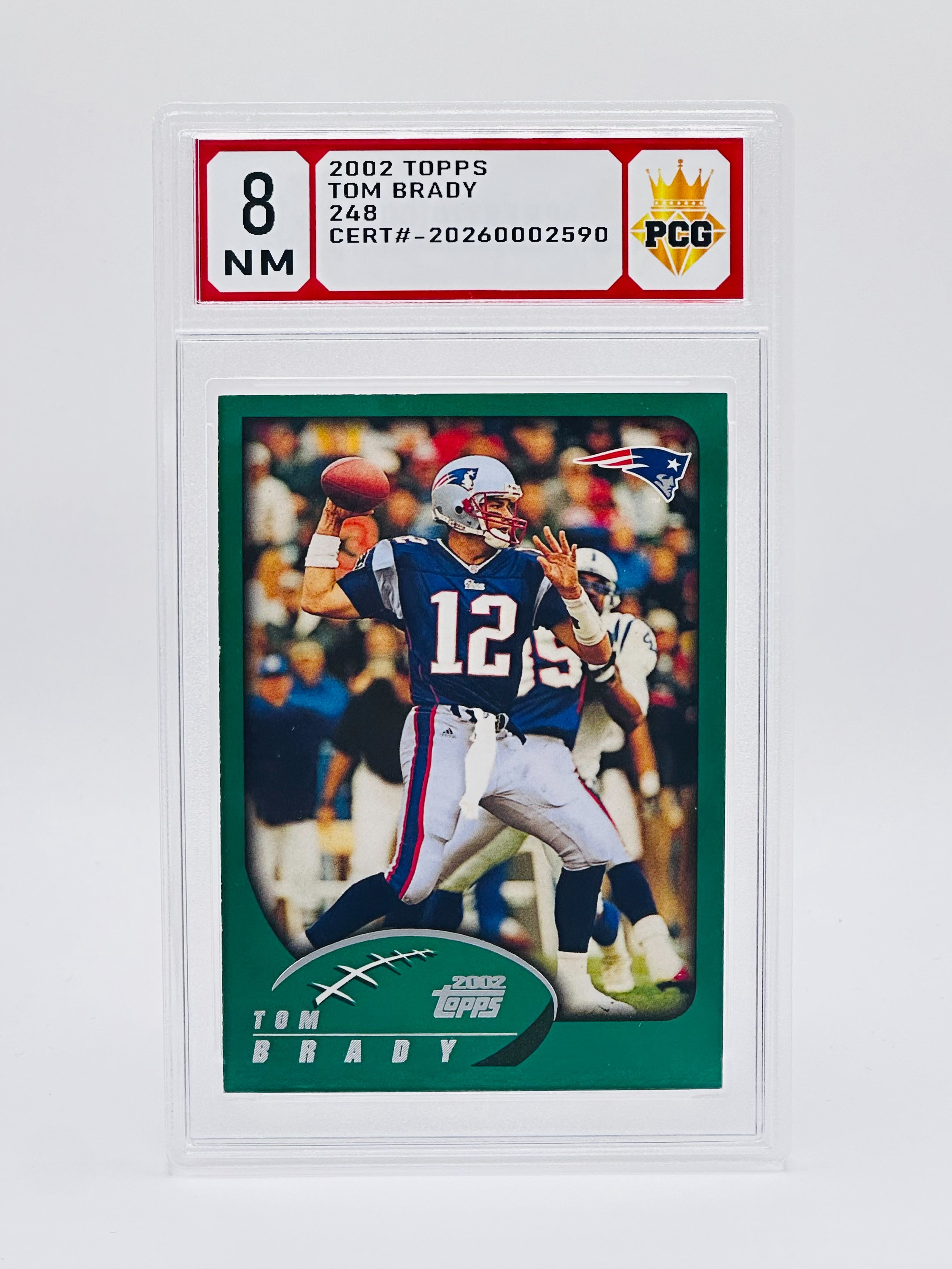 #20260002590 2002 TOM BRADY 8 NM