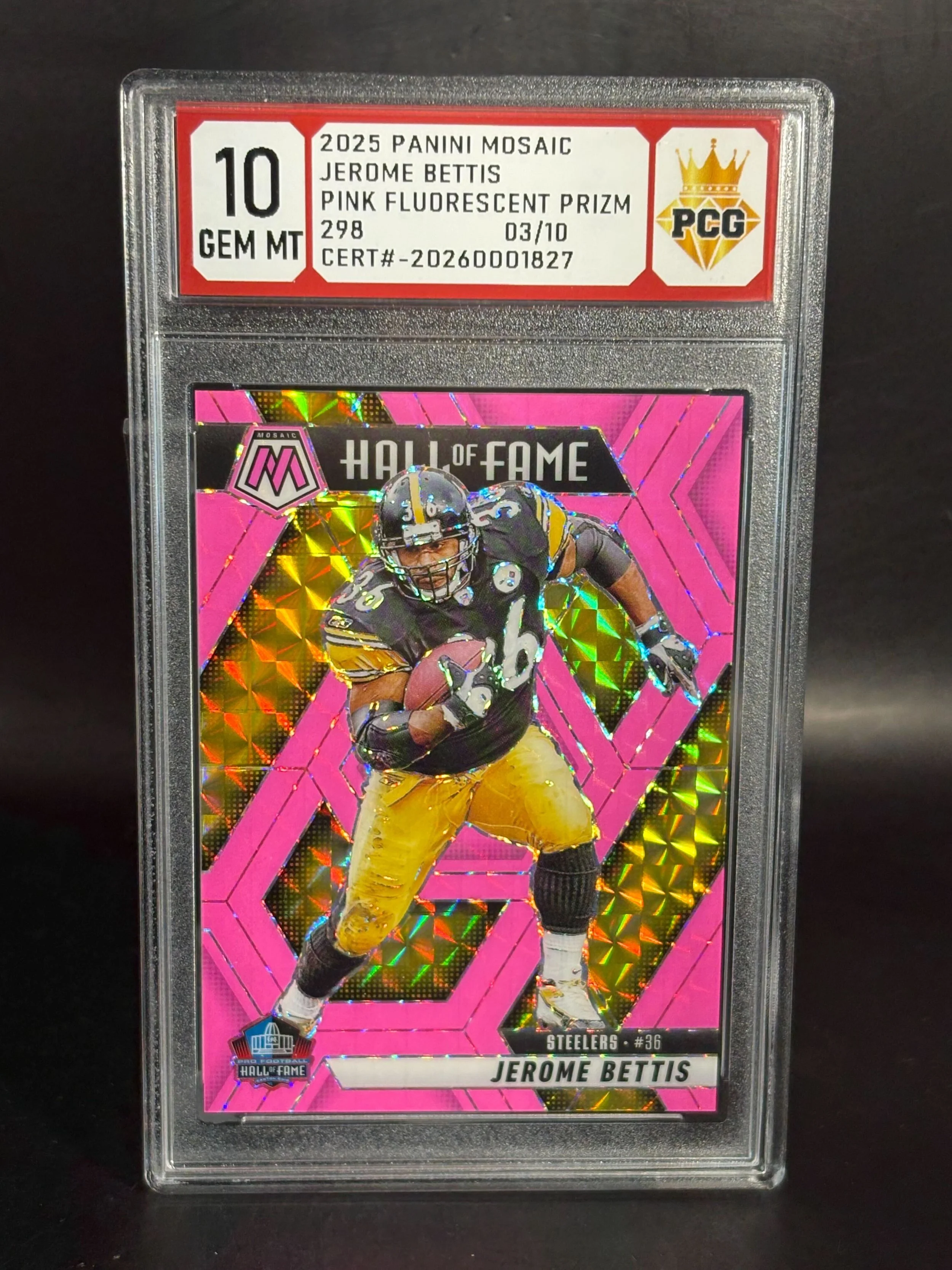 #20270001827 2025 JEROME BETTIS 10 GEM MT