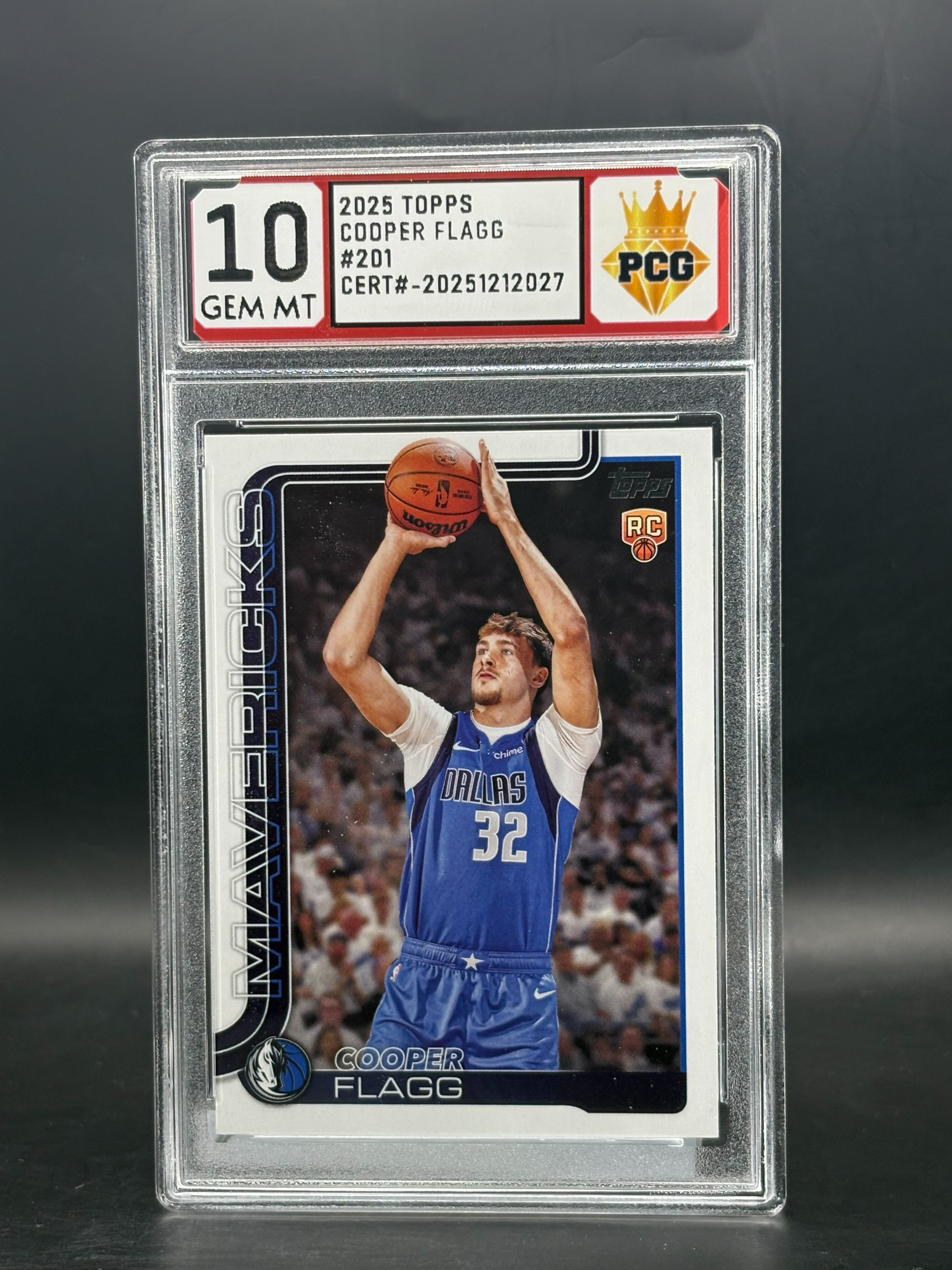 #20251212027 Cooper Flagg RC 10 GEM MT