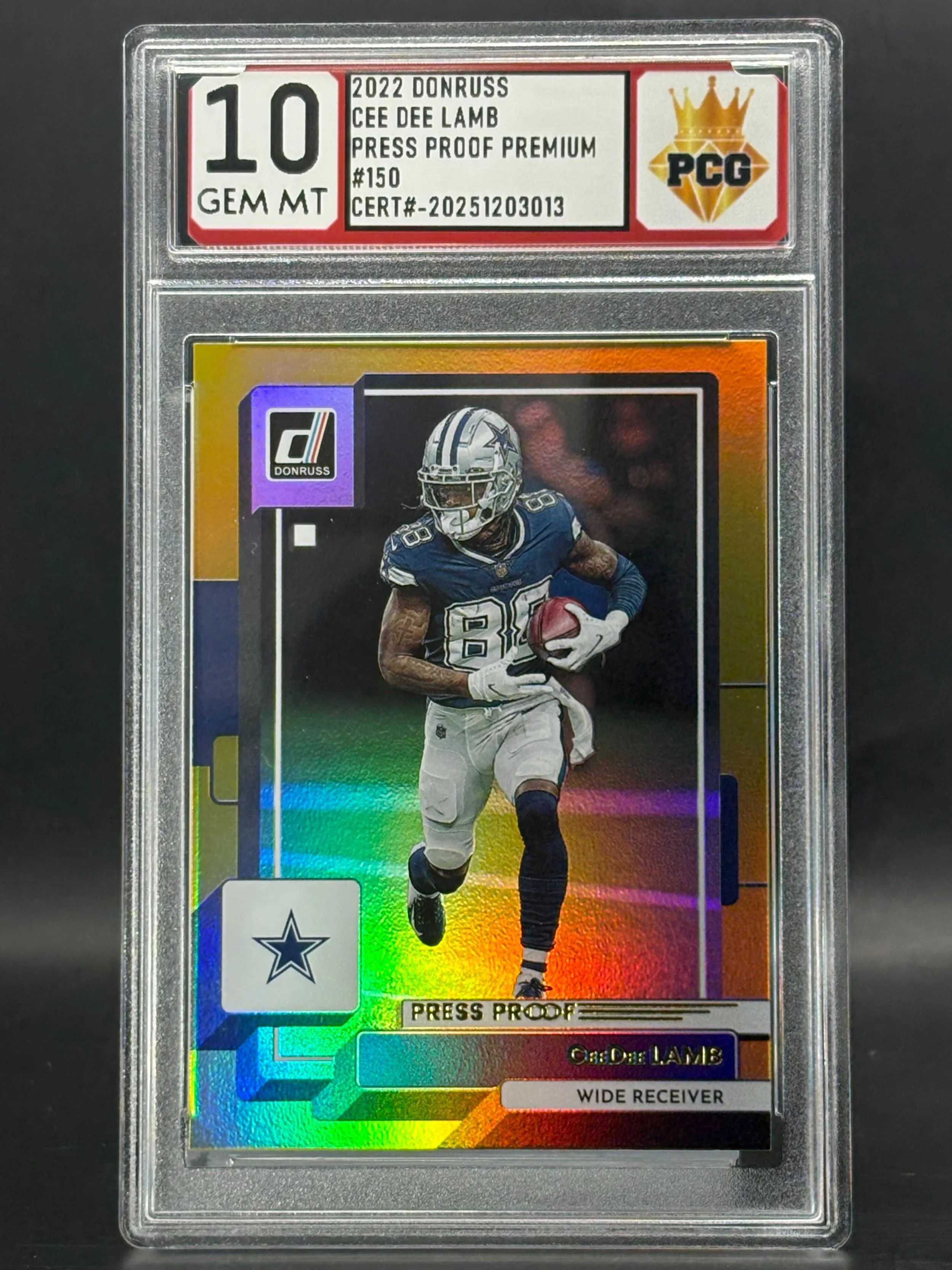 #20251203013 Cee Dee Lamb 10 GEM MT