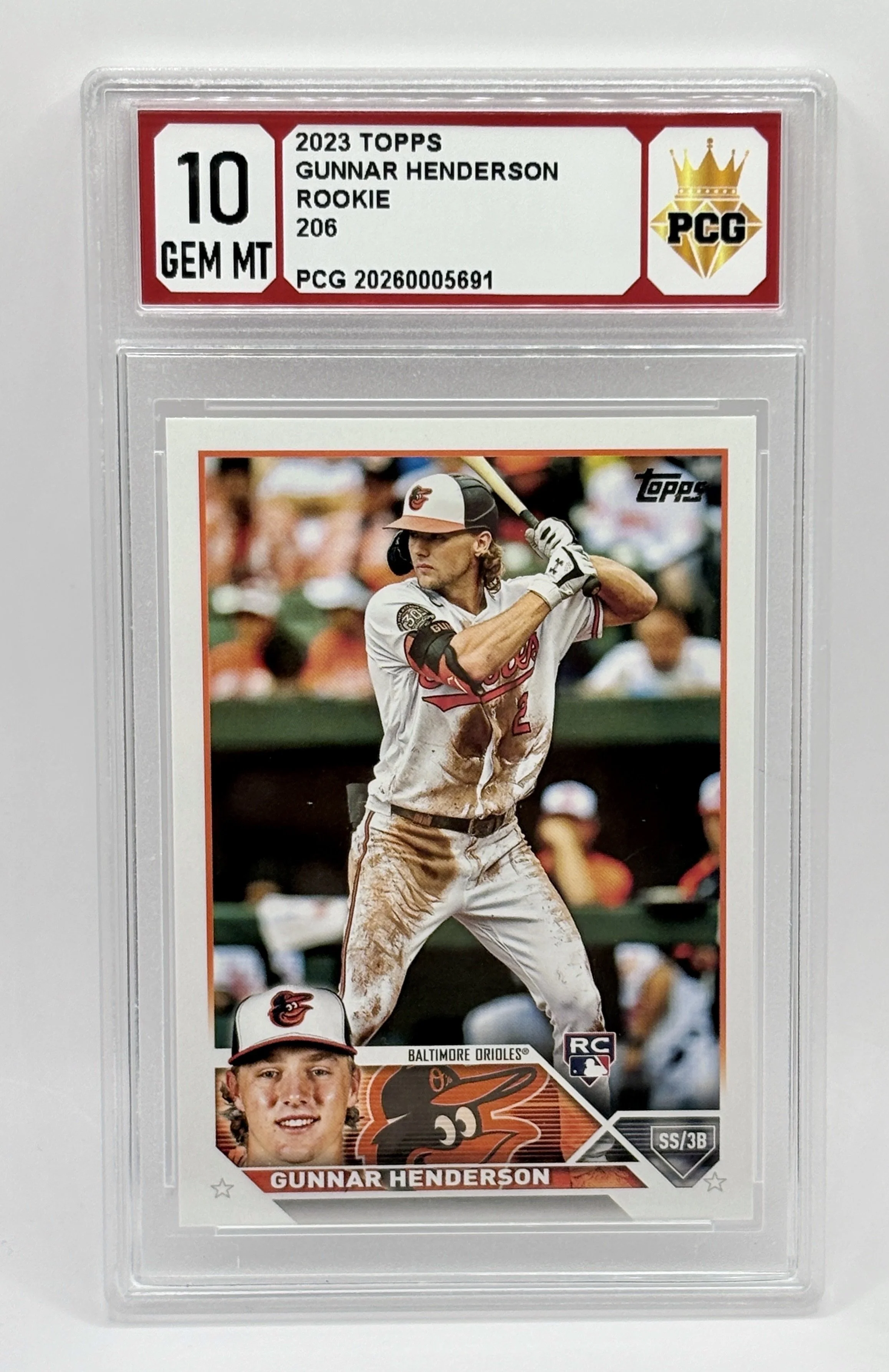 #20260005691 2023 GUNNAR HENDERSON 10 GEM MT