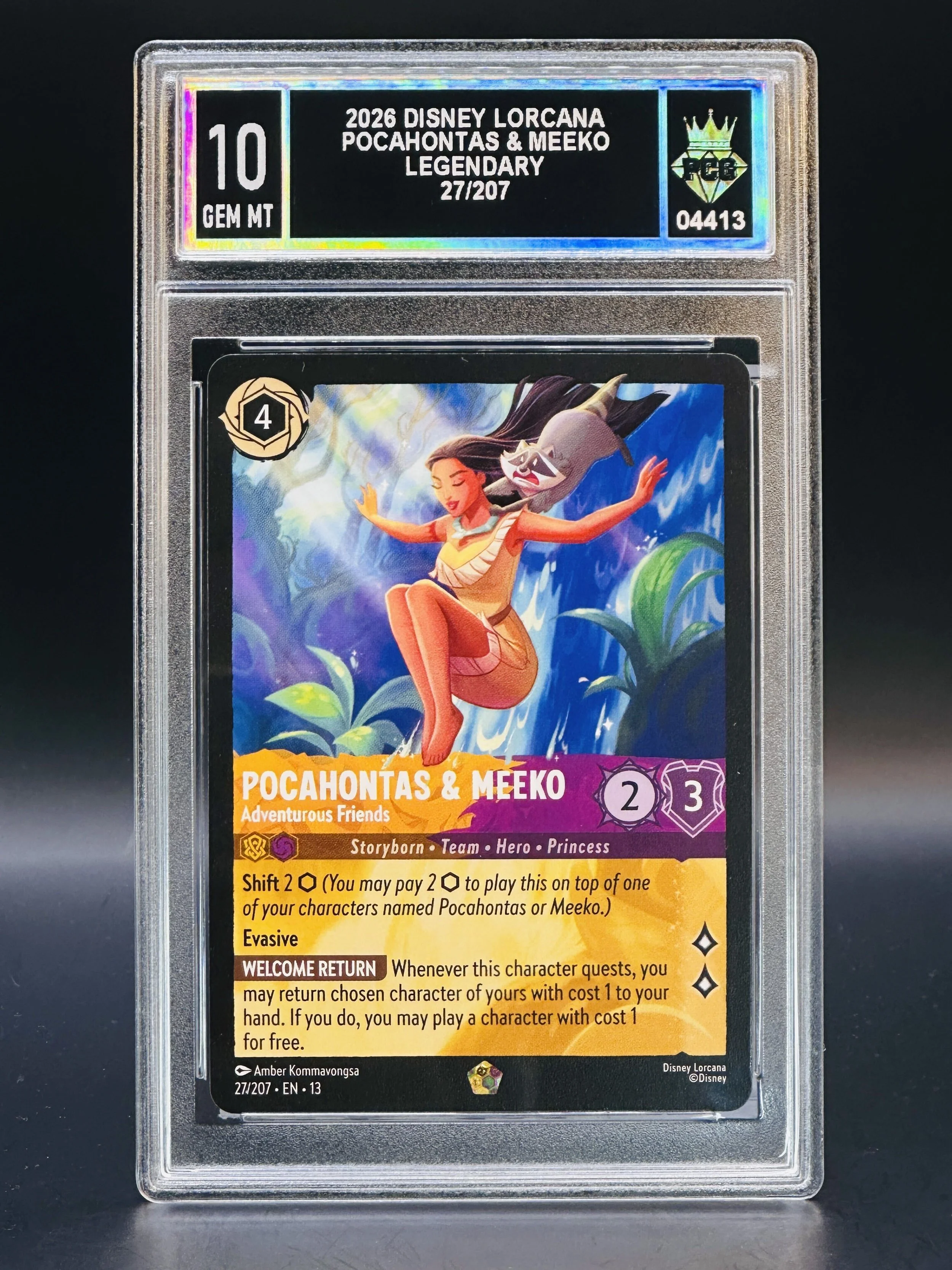 #04413 2026 POCAHONTAS & MEEKO 10 GEM MT