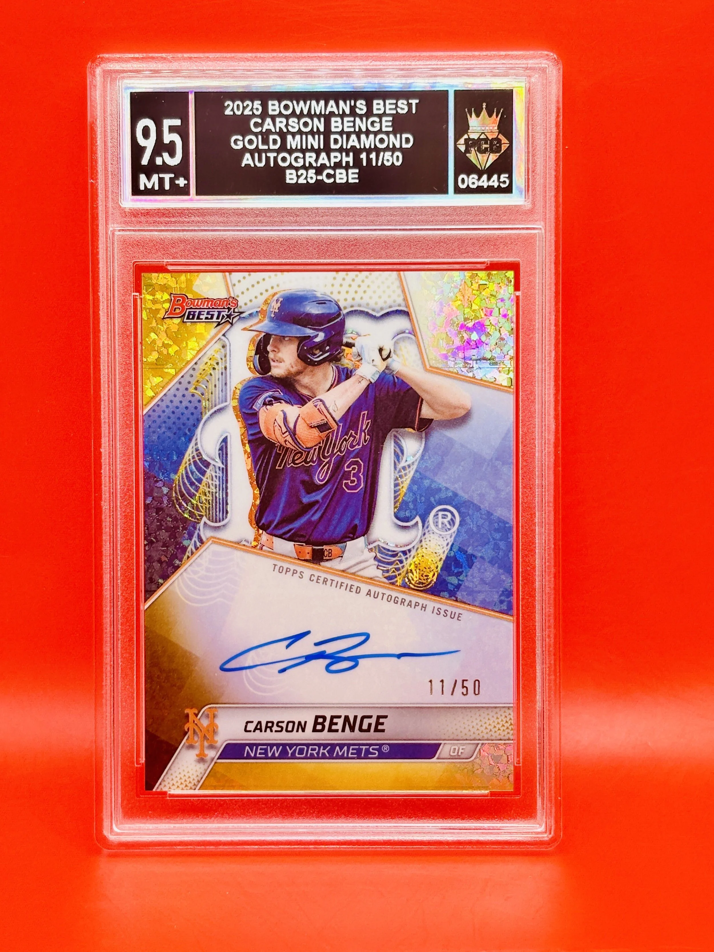 #06445 2025 CARSON BENGE 9.5 MT+