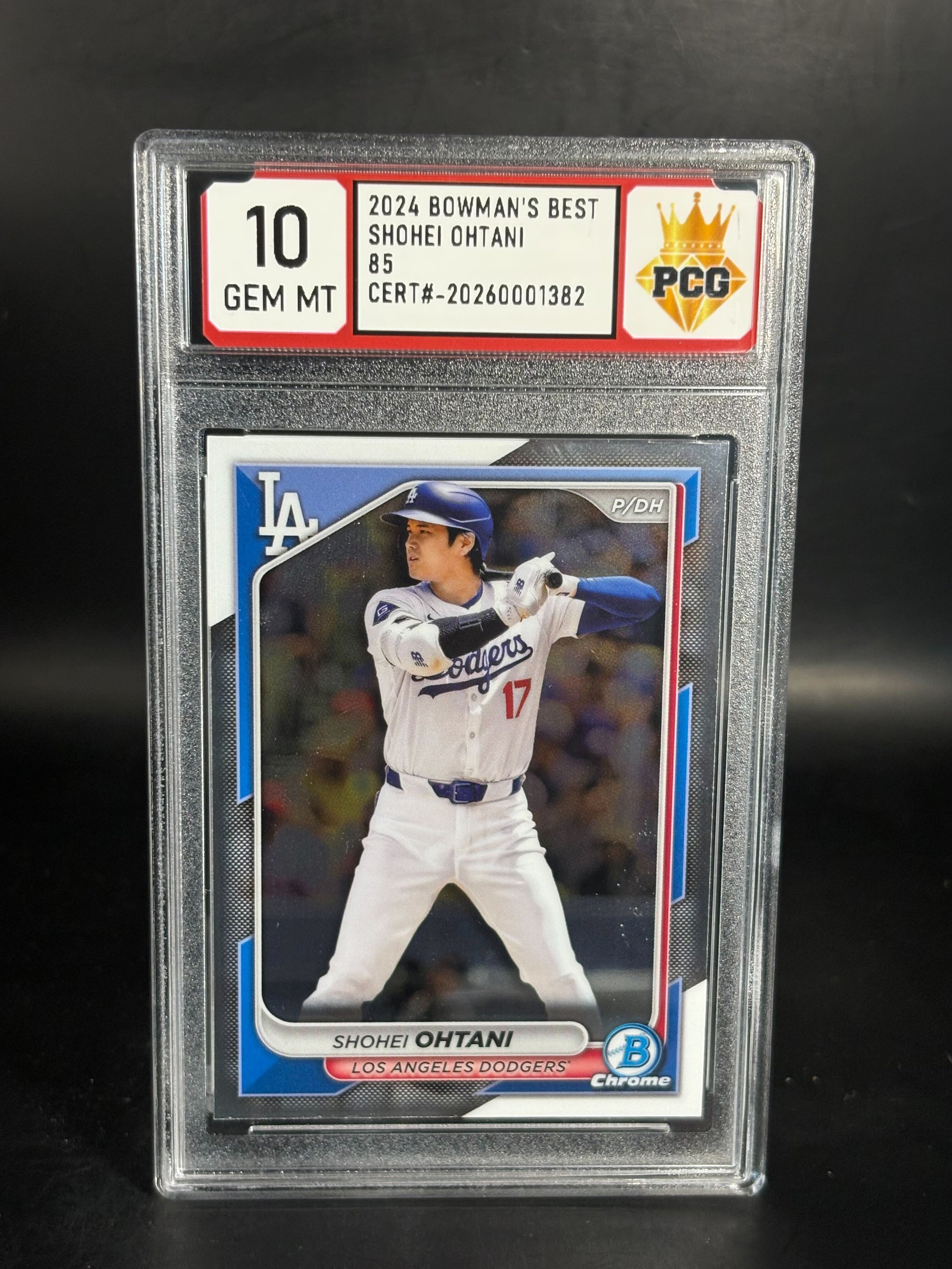 #20250001382 2024 SHOHEI OHTANI 10 GEM MT