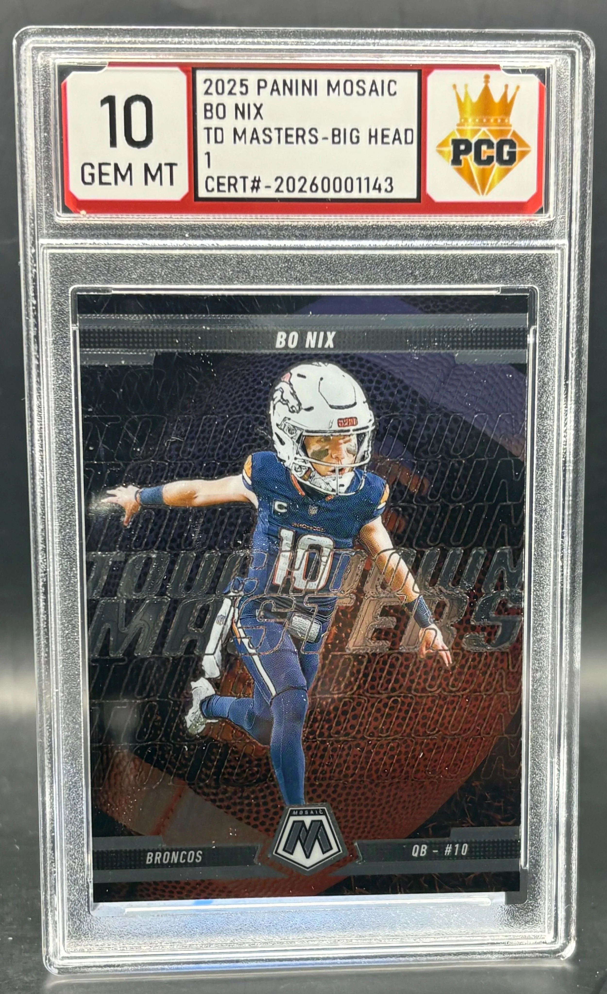 #20260001143 2025 BO NIX 10 GEM MT