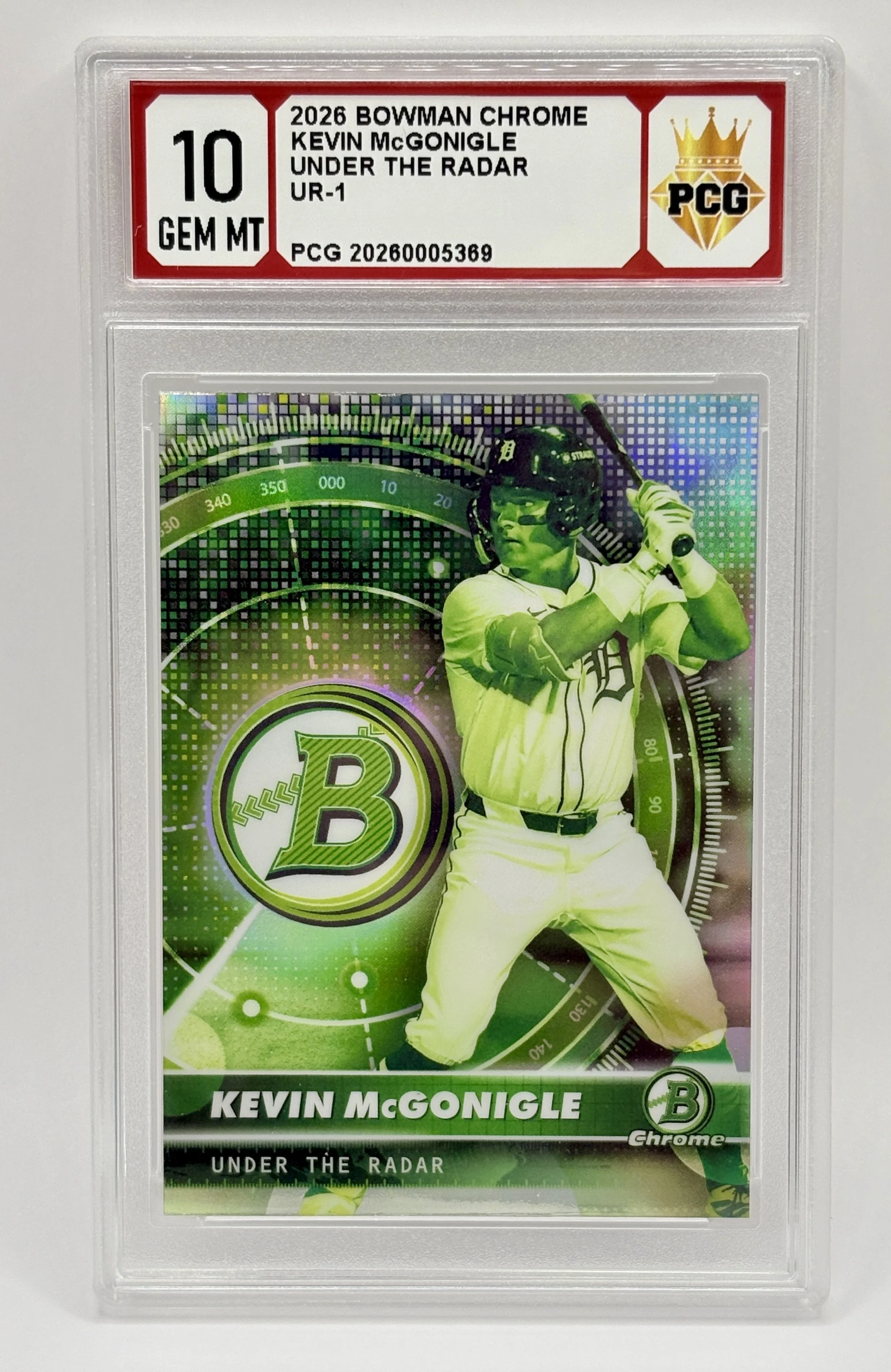 #20260005369 2026 KEVIN MCGONIGLE 10 GEM MT