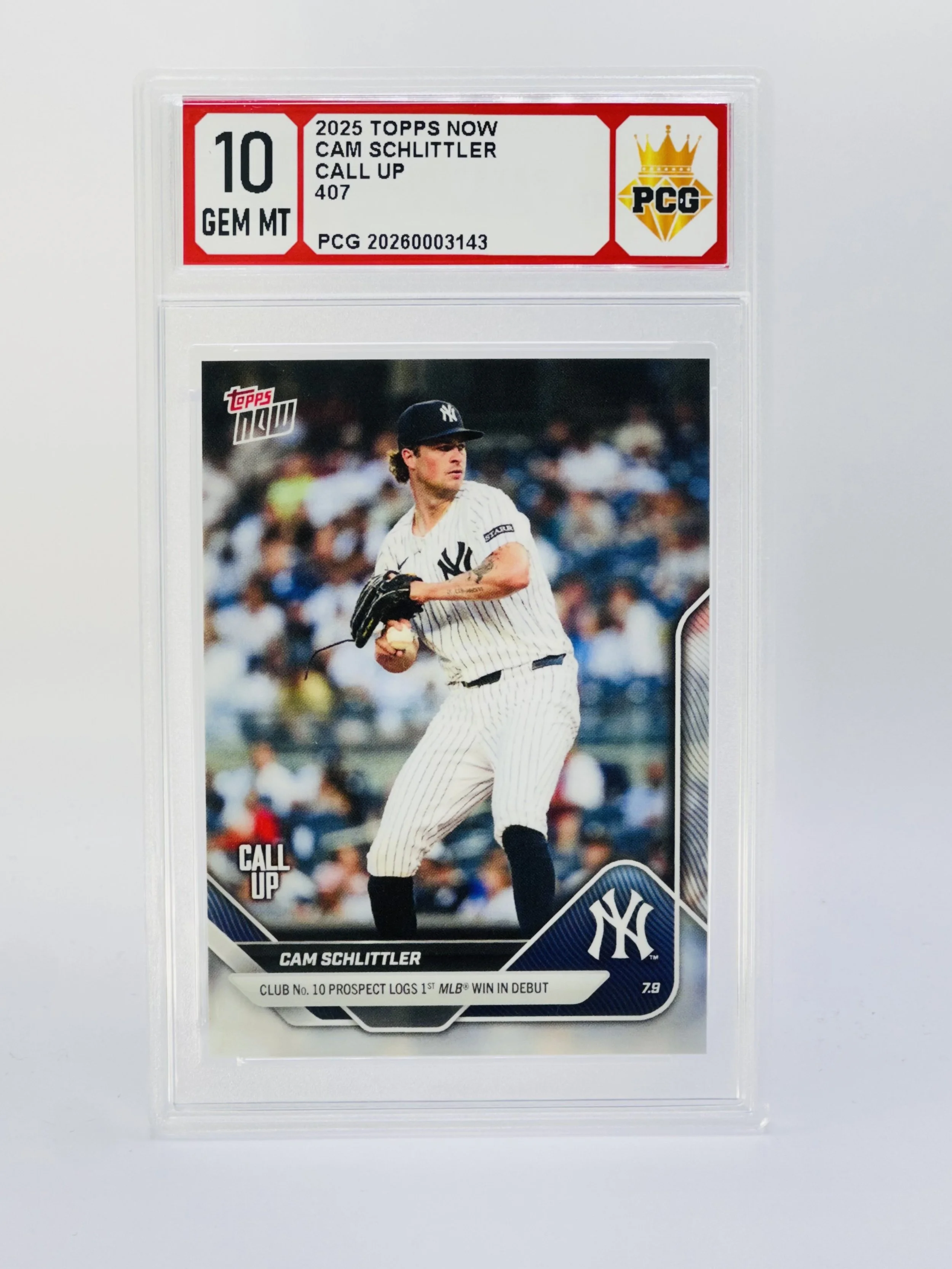 #20260003143 2025 CAM SCHLITTER 10 GEM MT