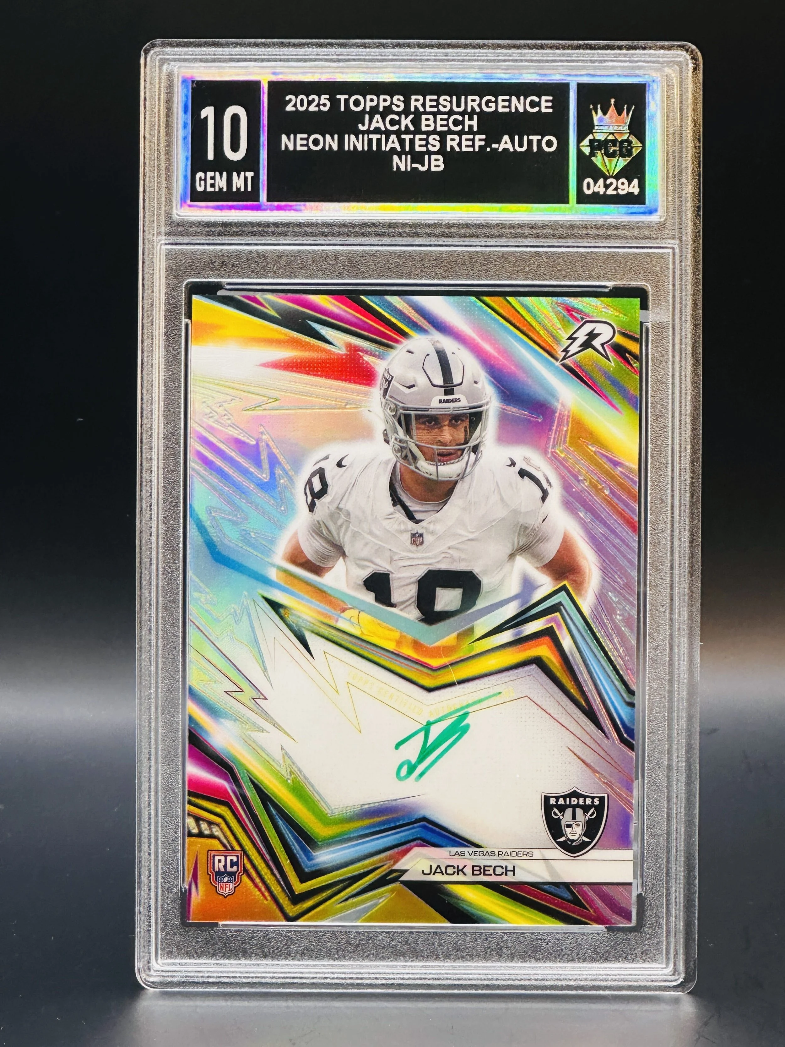 #04294 2025 JACK BECH 10 GEM MT