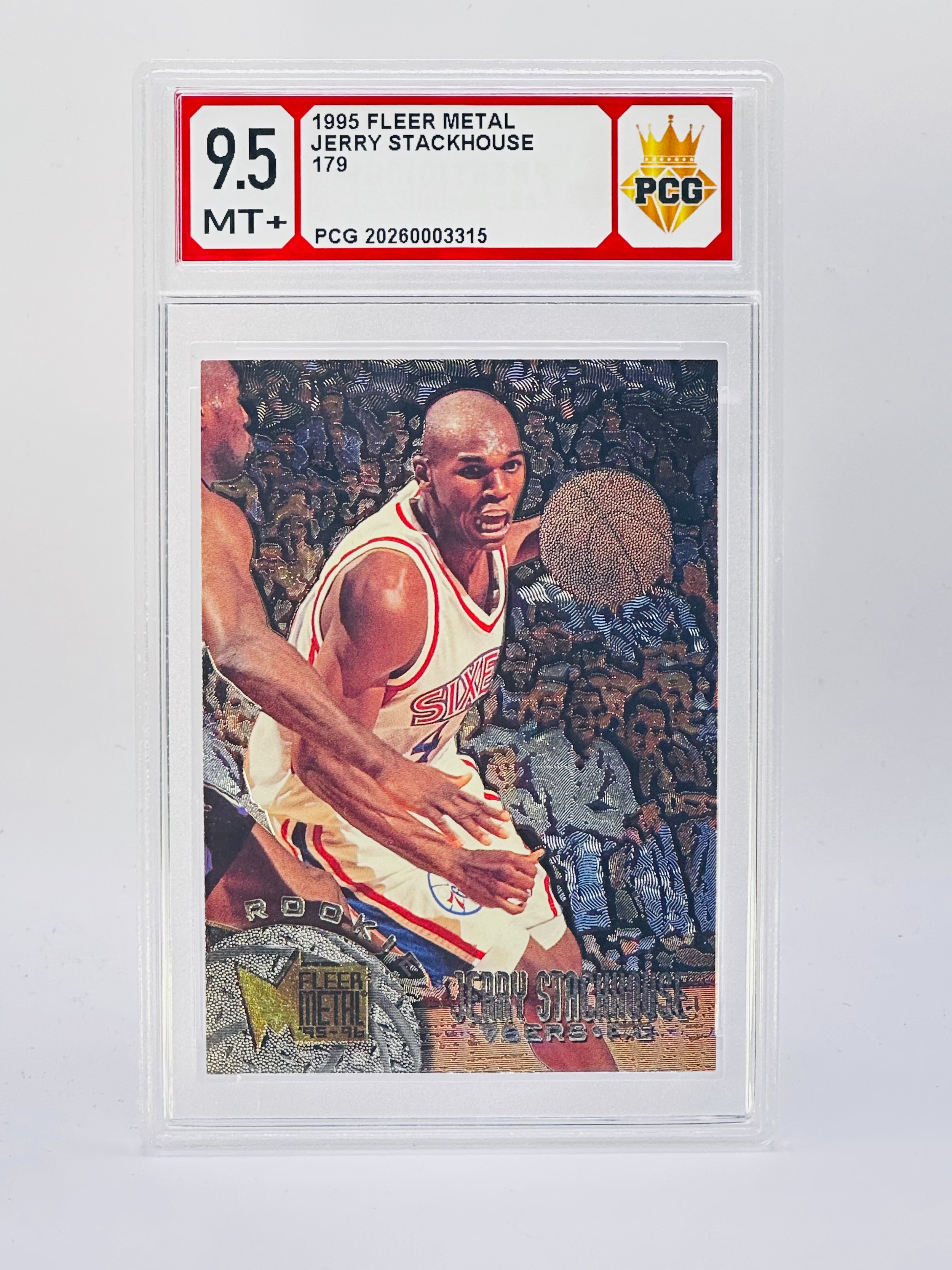 #20260003315 1995 JERRY STACKHOUSE 9.5 MT+