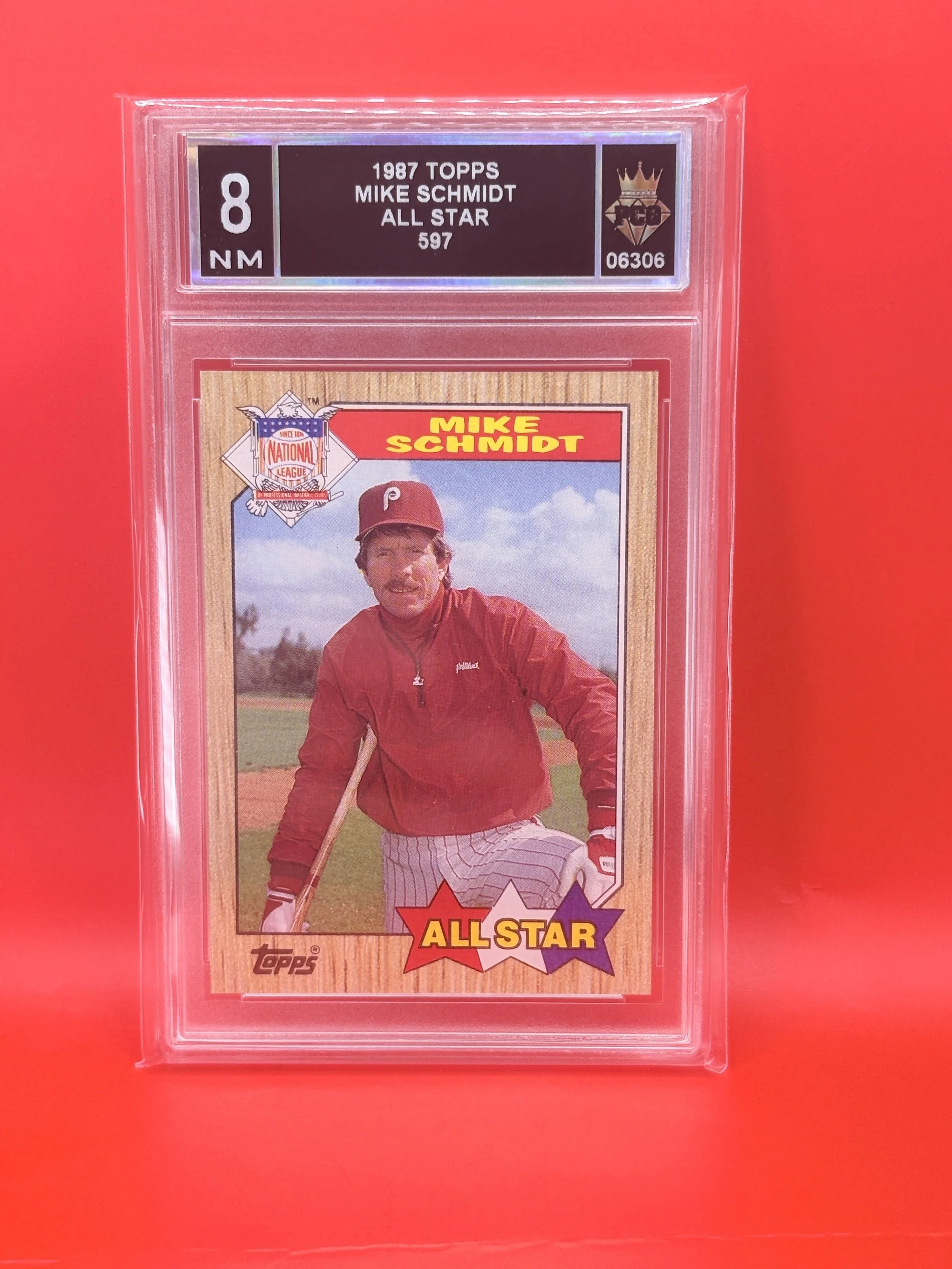 #06306 1987 MIKE SCHMIDT 8 NM