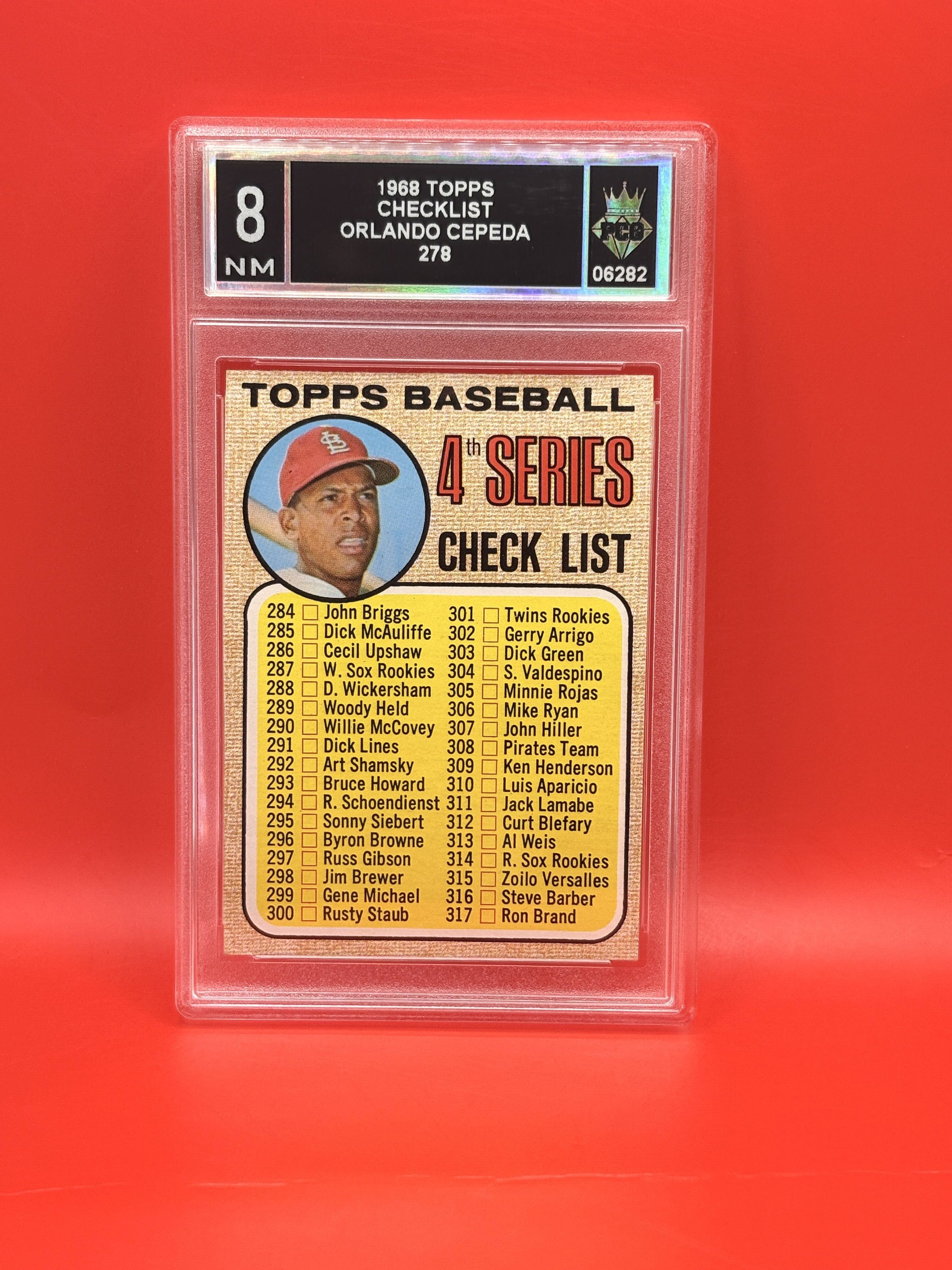 #06282 1968 ORLANDO CEPEDA 8 NM