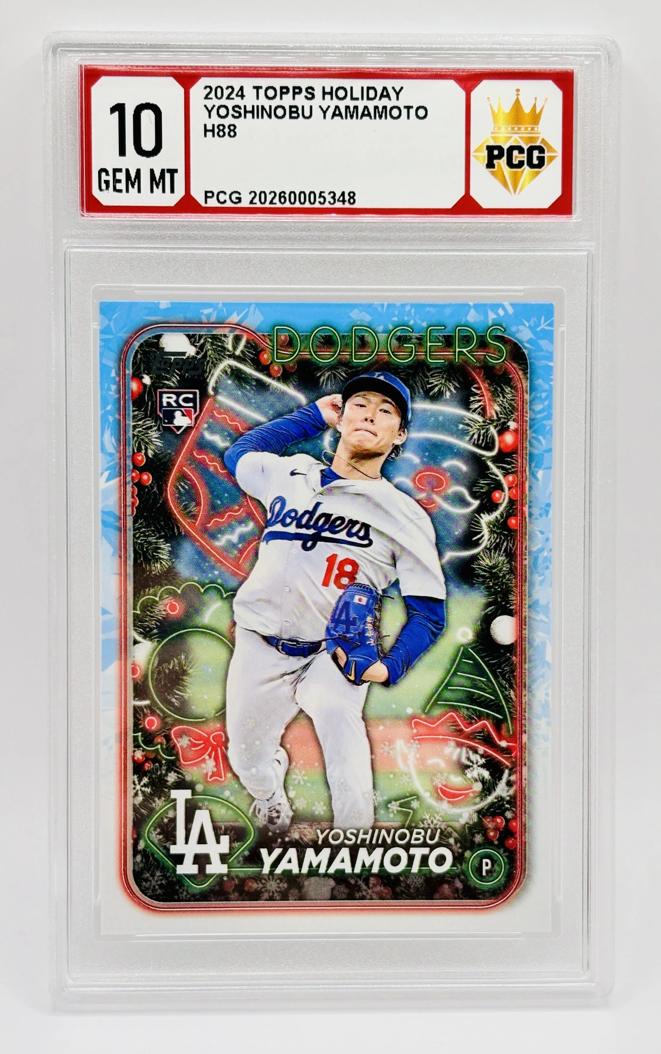 #20260005348 2024 YOSHINOBU YAMAMOTO 10 GEM MT