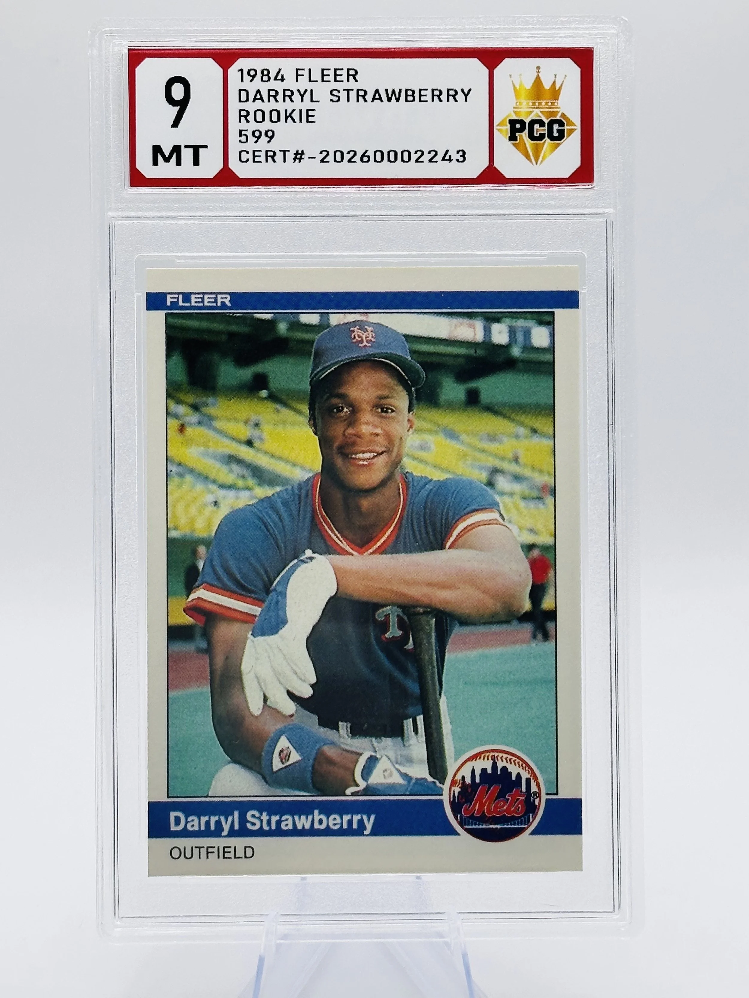 #20260002243 1984 DARRYL STRAWBERRY 9 MT