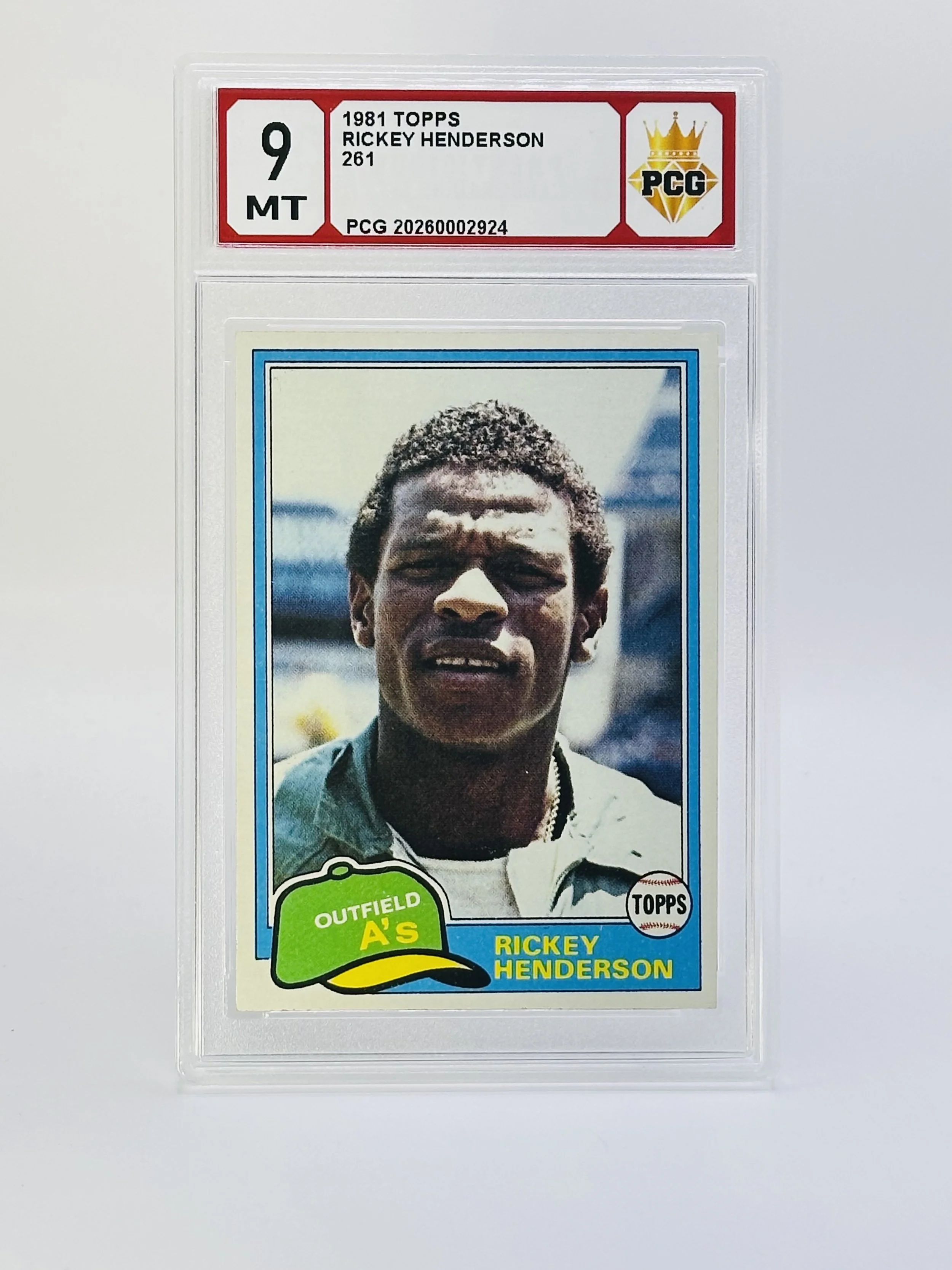 #20260002924 1981 RICKEY HENDERSON 9 MT