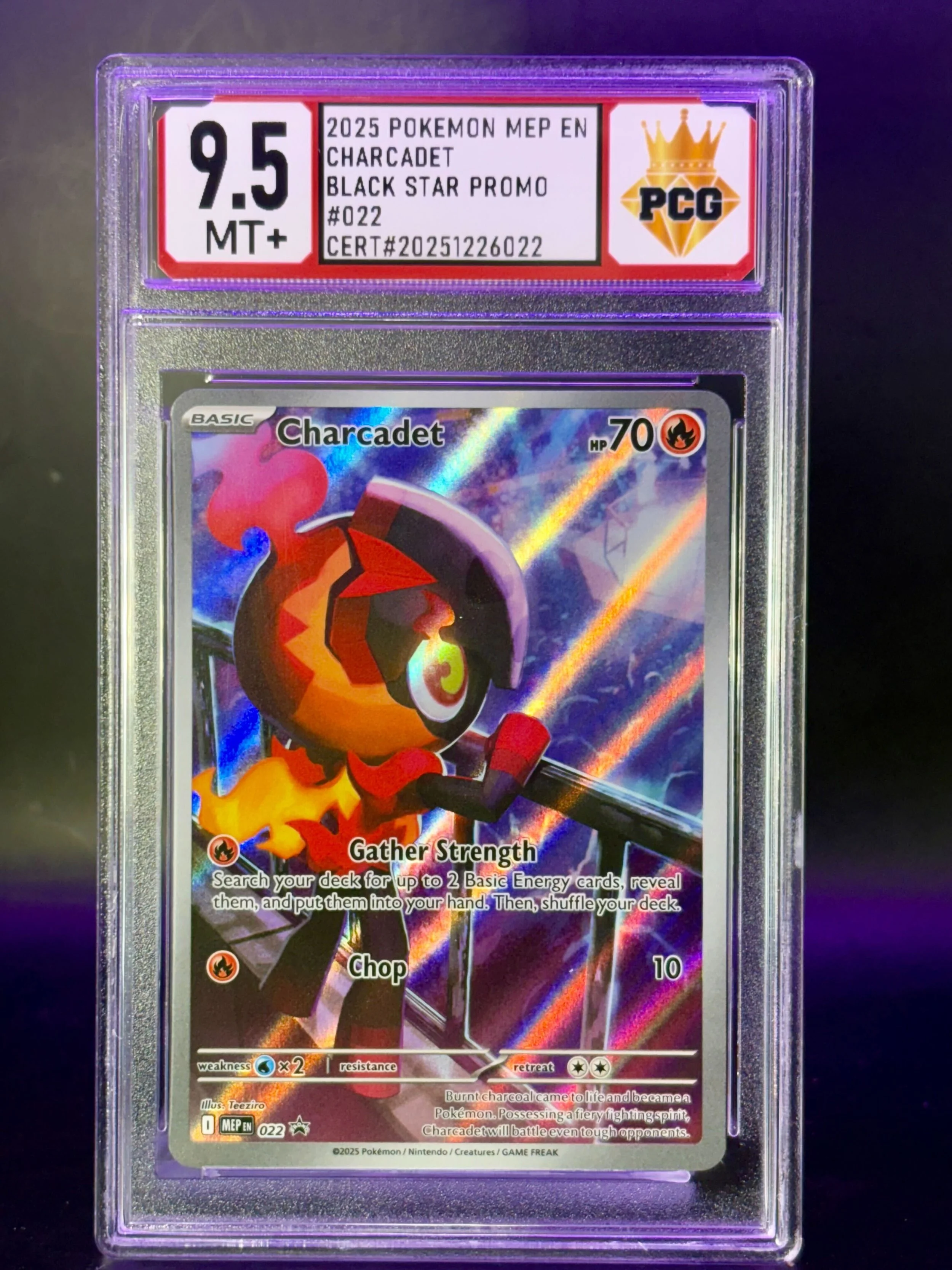 #20251226022 2025 POKEMON MEP EN CHARCADET 9.5 MT +