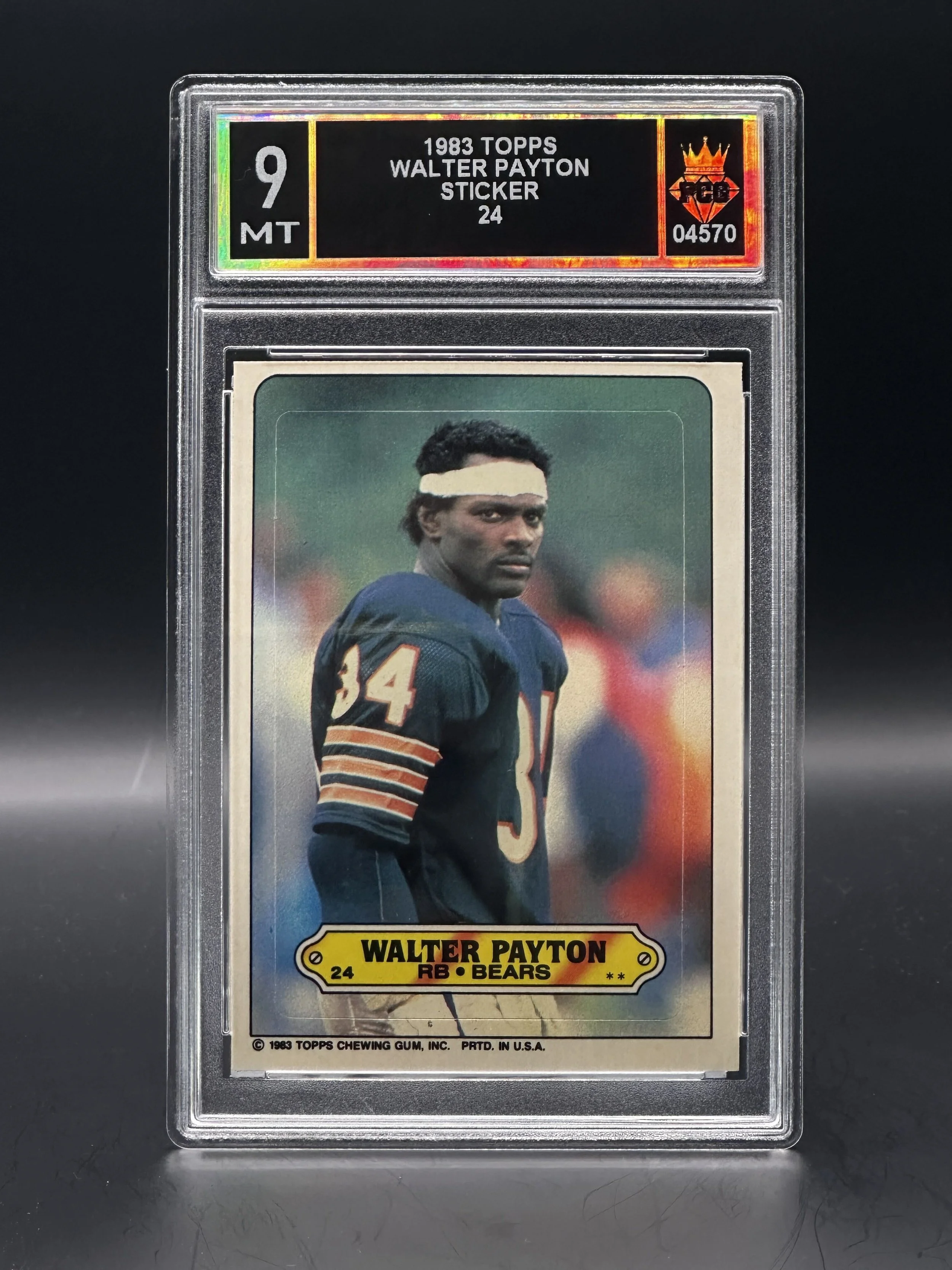 #04570 1983 WALTER PAYTON 9 MT