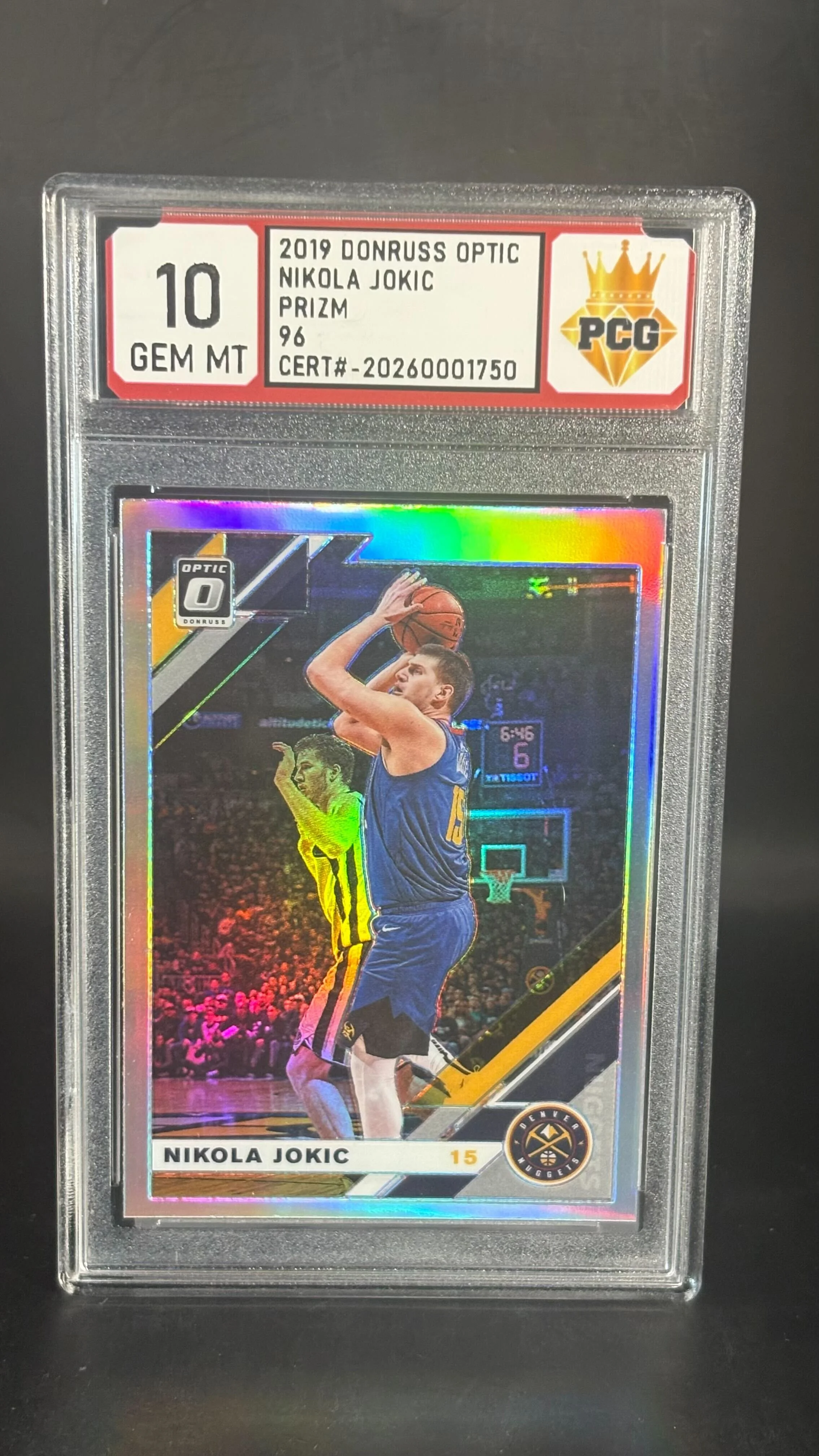 #20260001750 2019 NIKOLA JOKIC 10 GEM MT