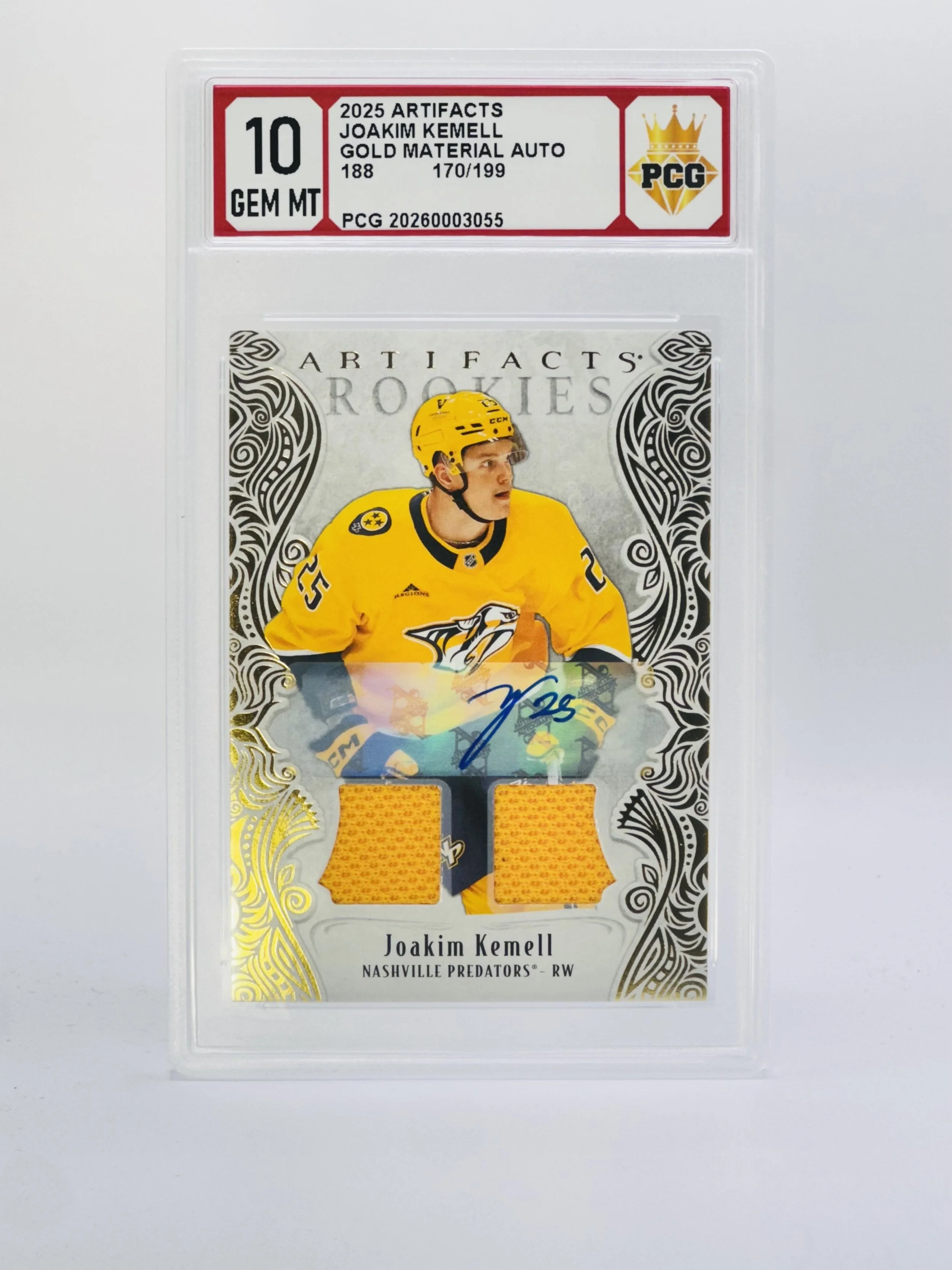 #20260003055 2025 JOAKIM KEMELL 10  GEM MT
