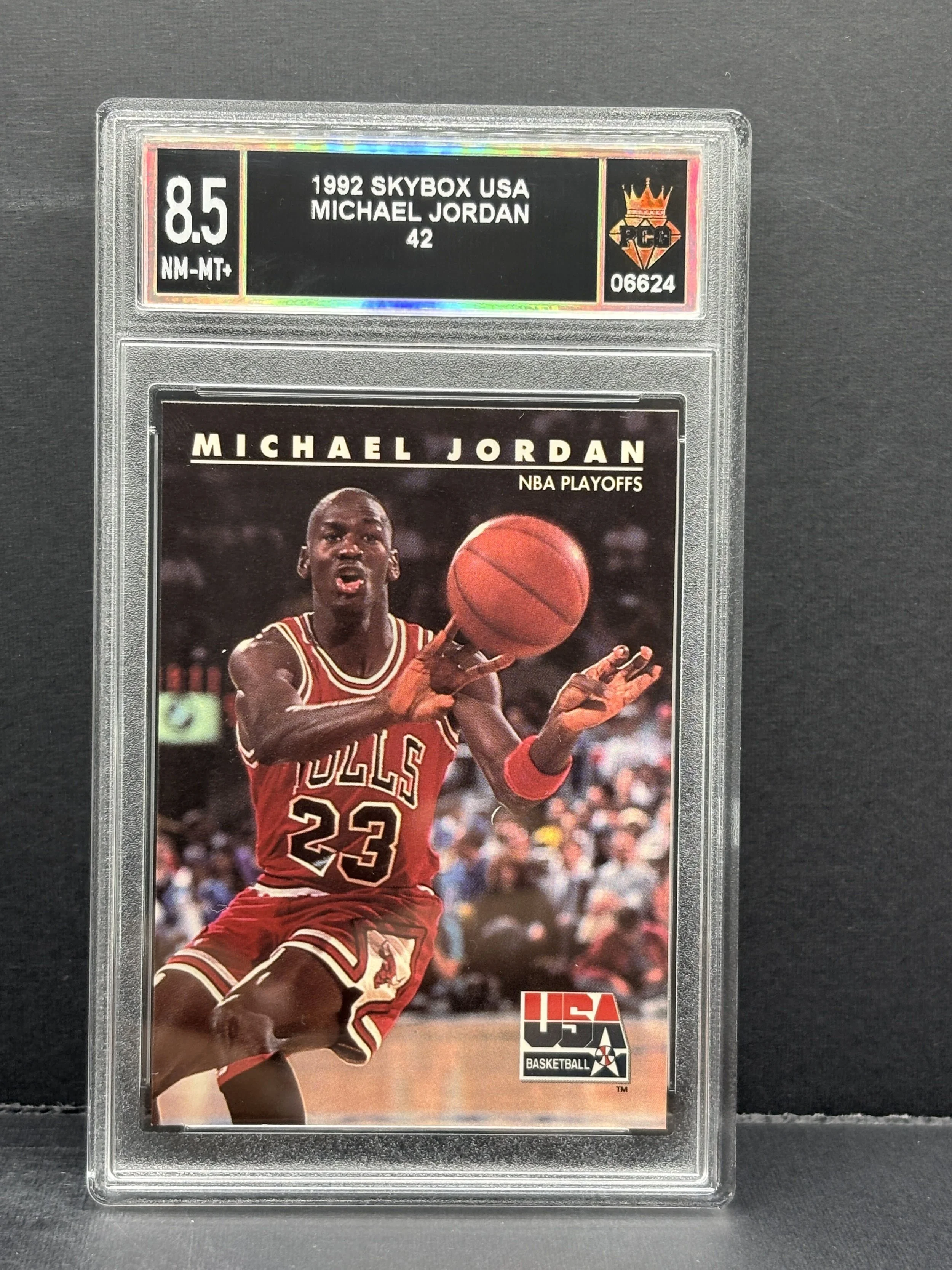 #06624 1992 MICHAEL JORDAN 8.5 NM-MT+