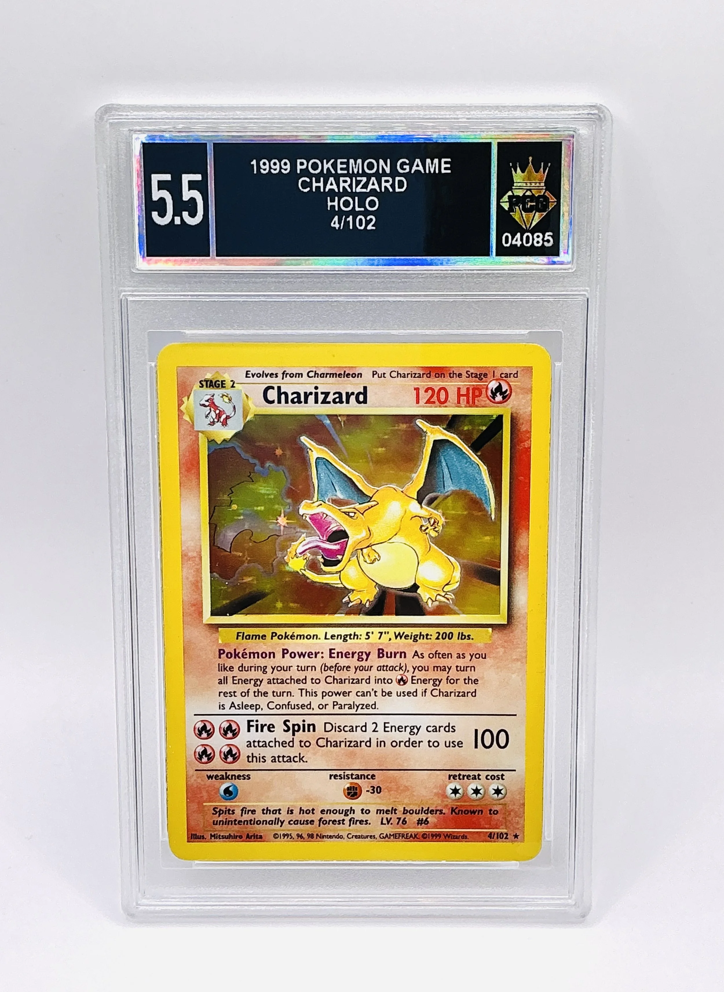 #20260004085 1999 CHARIZARD 5.5