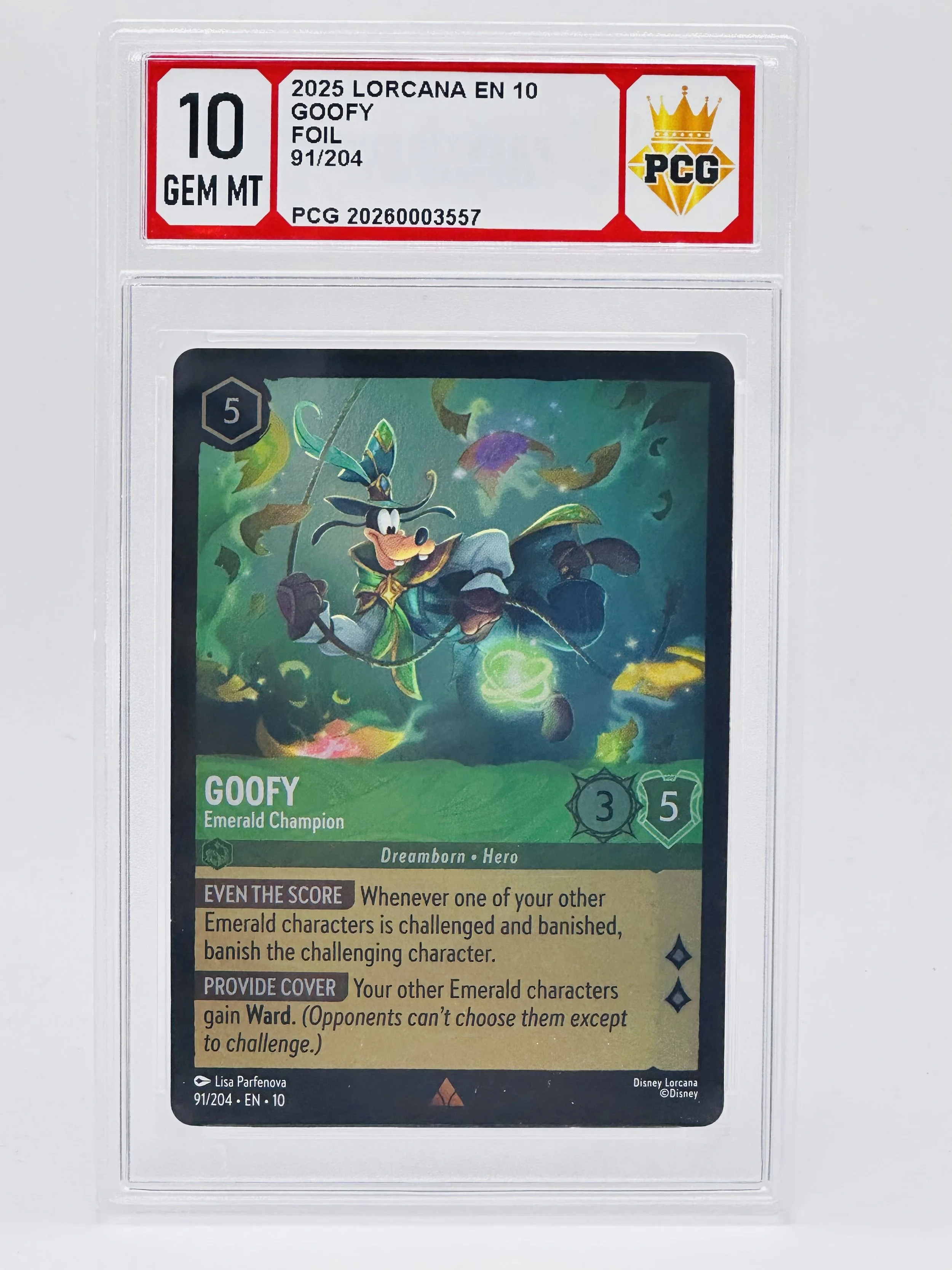 #20260003557 2025 GOOFY 10 GEM MT