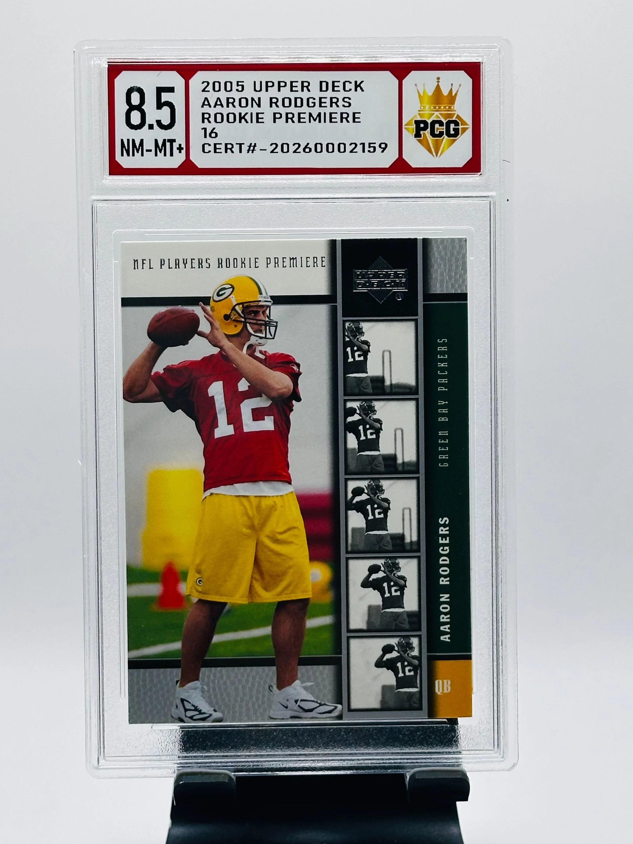 #2006002159 2005 AARON RODGERS 8.5 NM-MT+