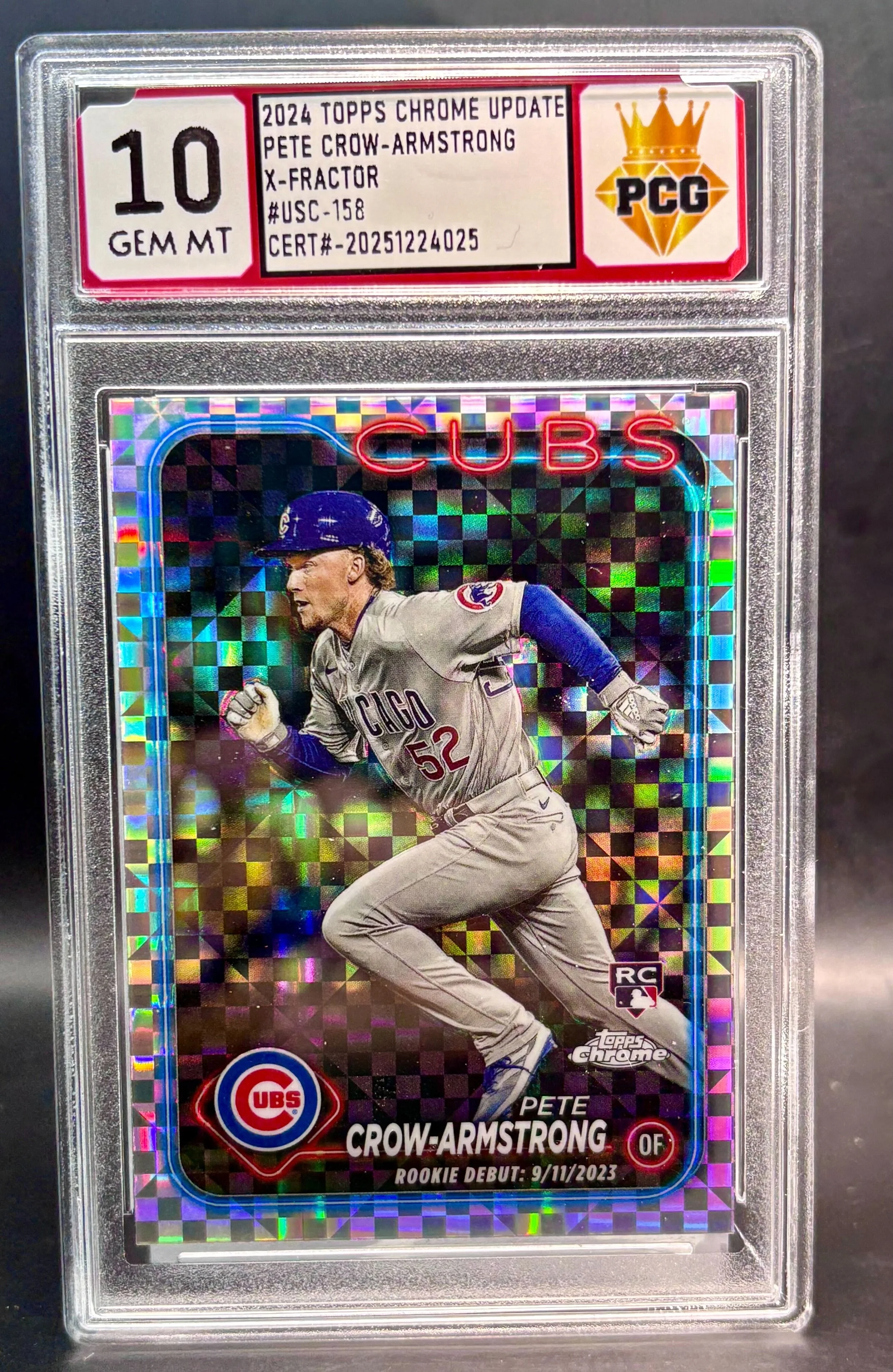 #20251224025 2024 Pete Crow-Armstrong 10 GEM MT