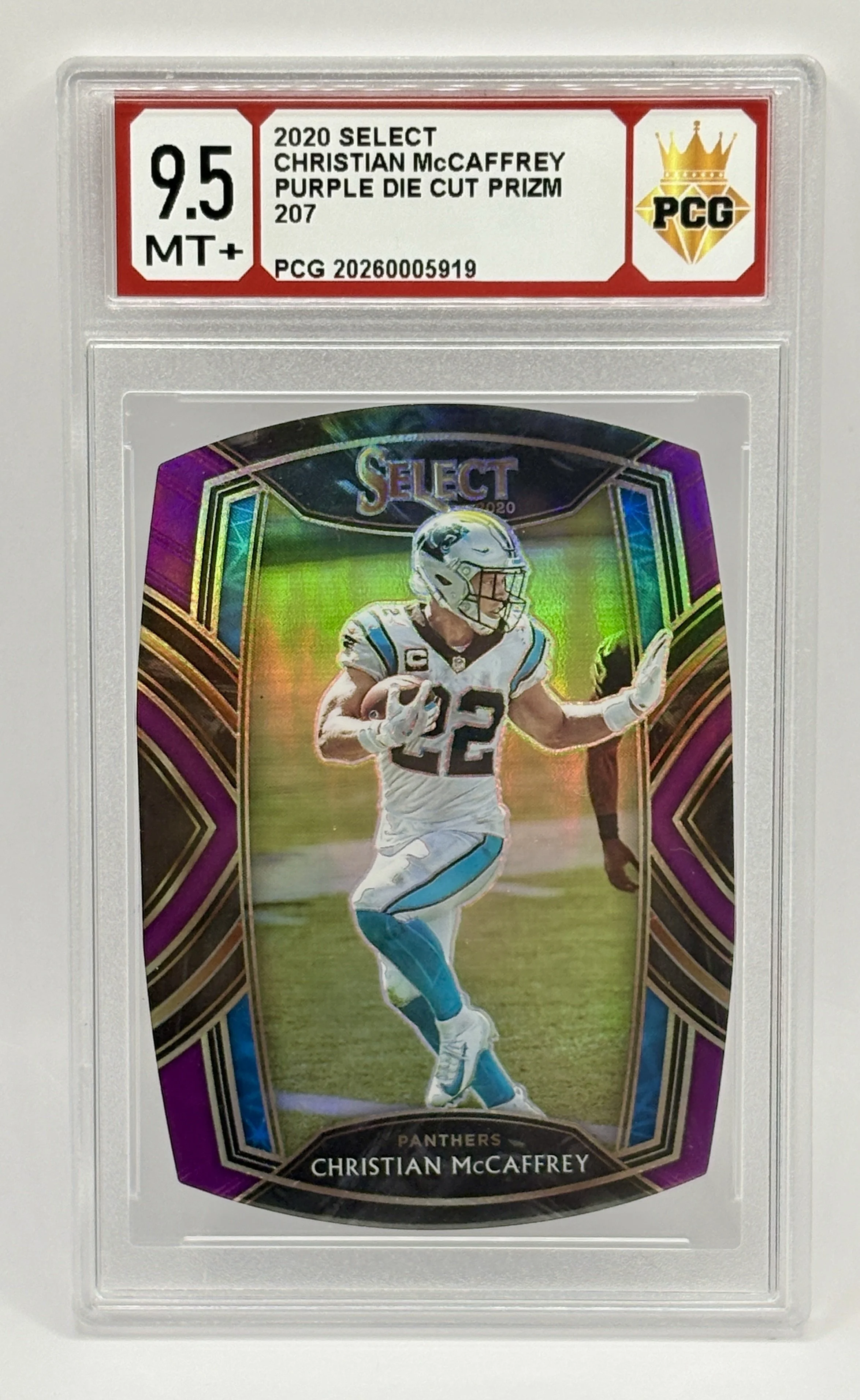 #20260005919 2020 CHRISTIAN McCAFFREY 9.5 MT+