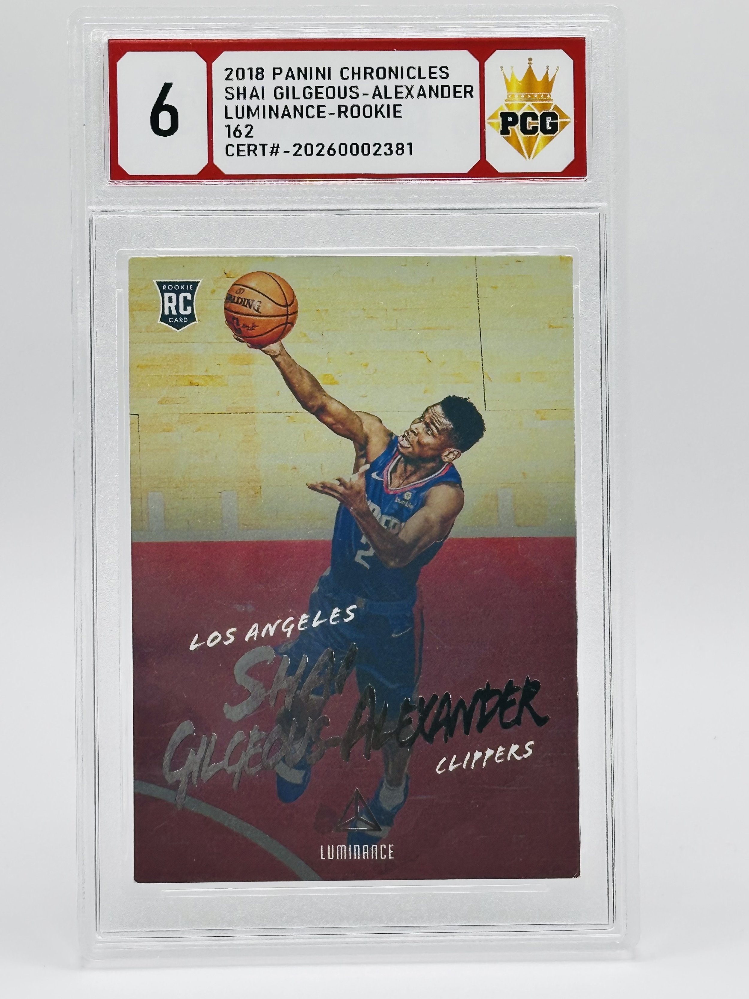 #20260002381 2018 SHAI GILGEOUS-ALEXANDER RC 6
