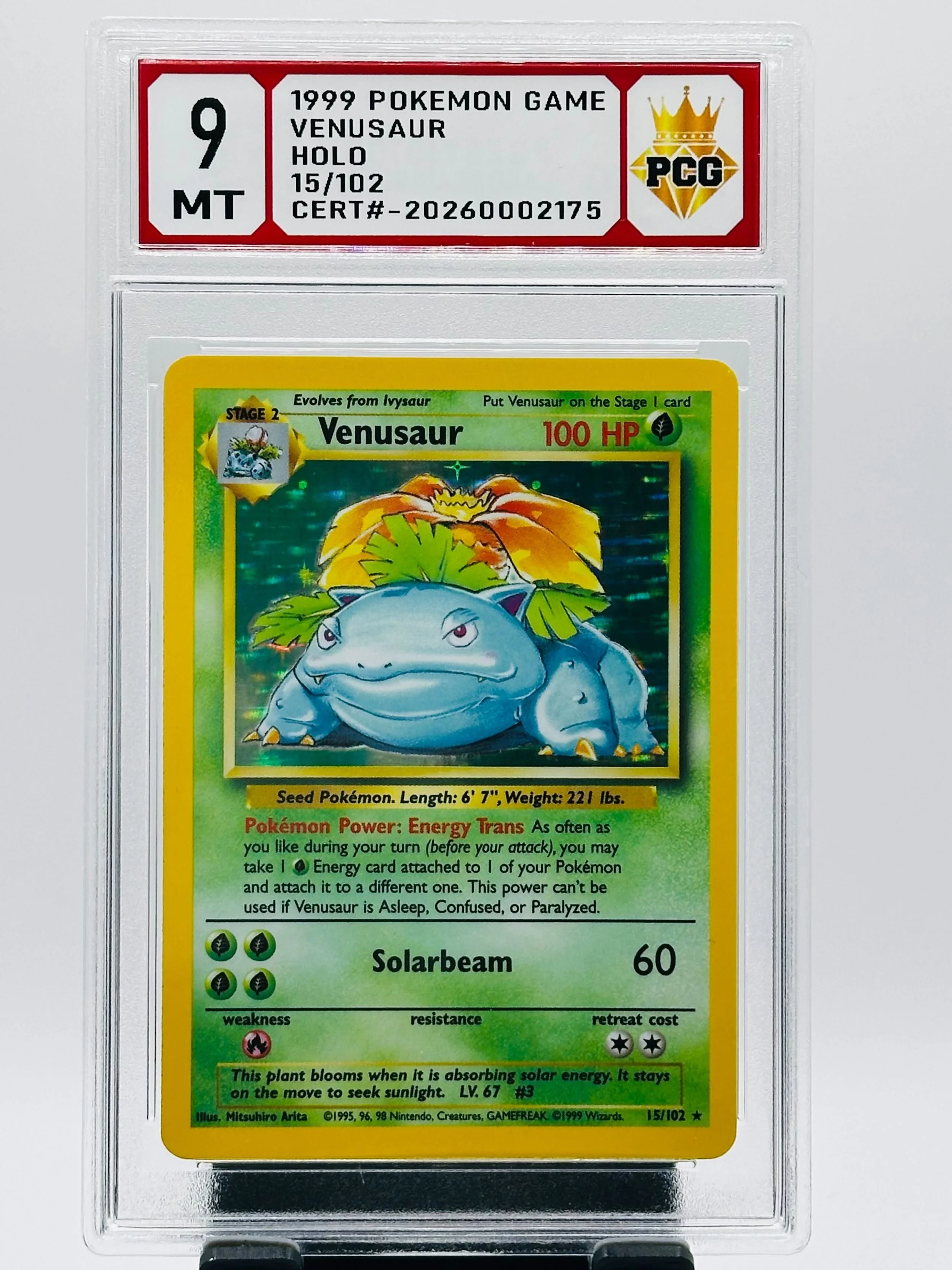 #2006002175 1999 VENUSAUR 9 MT
