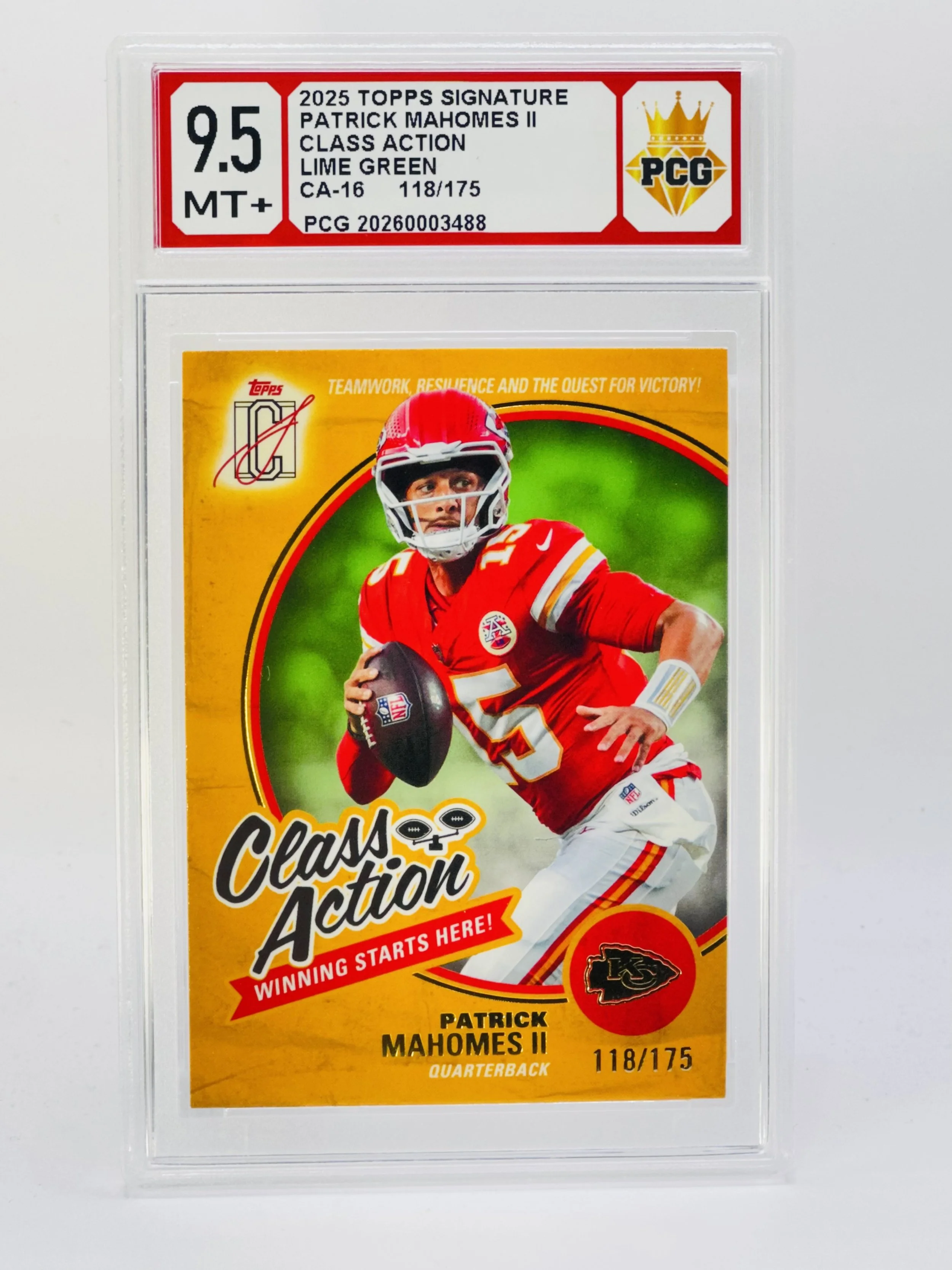 #20260003488 2025 PATRICK MAHOMES III 9.5 MT+