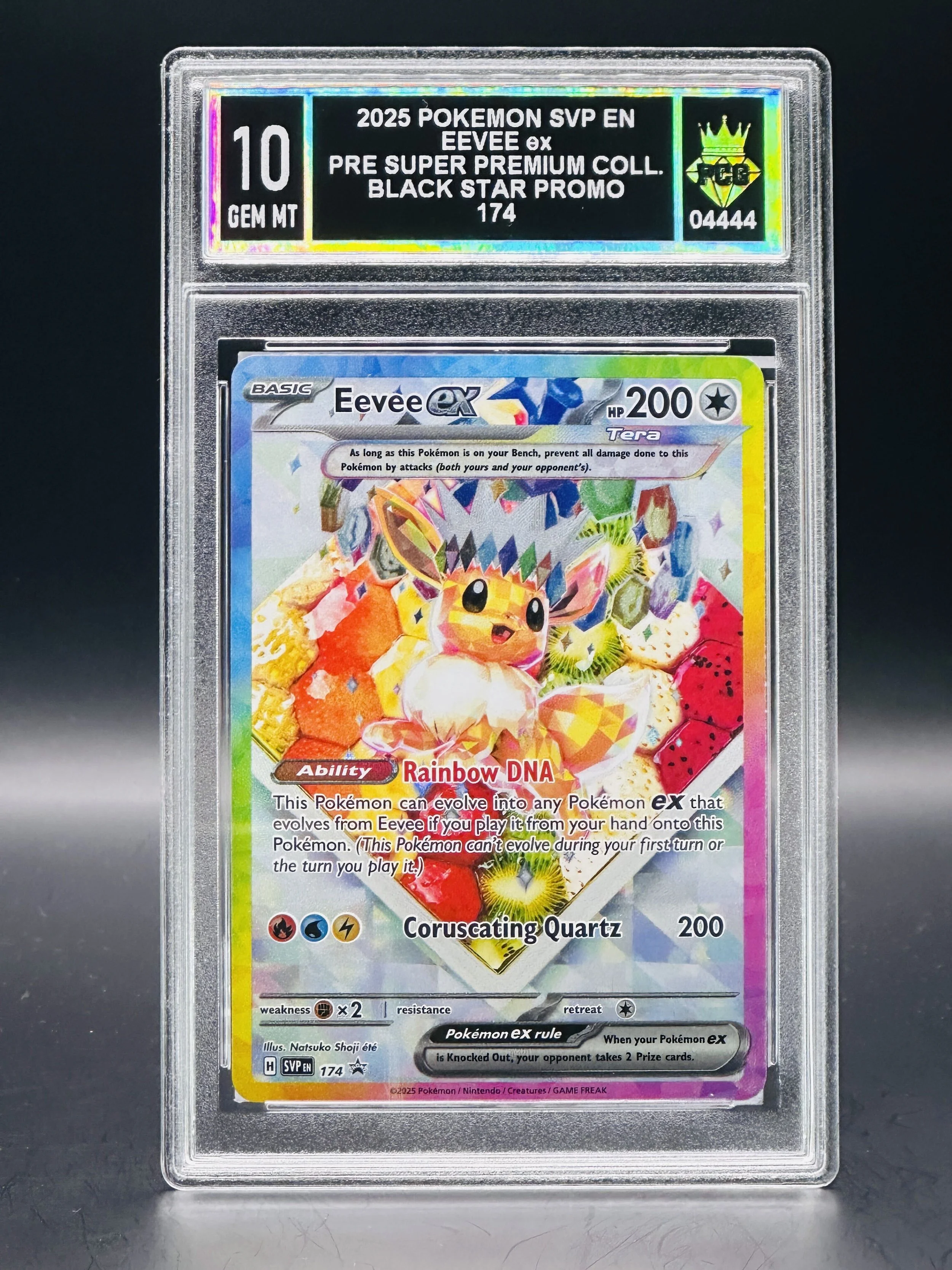 #04444 2025 EEVEE EX 10 GEM MT