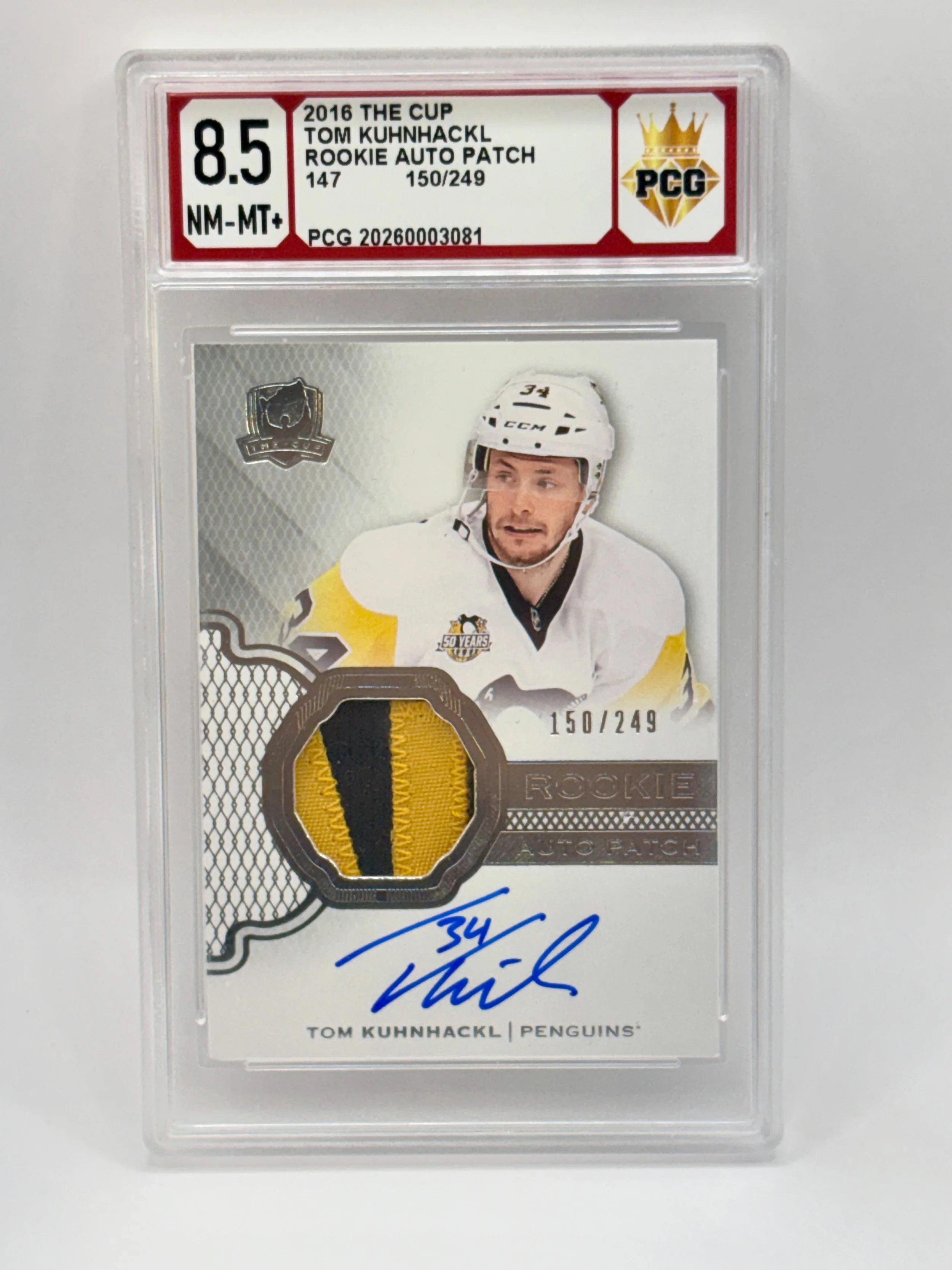 #20260003081 2016 TOM KUHNHACKL 8.5 NM-MT+