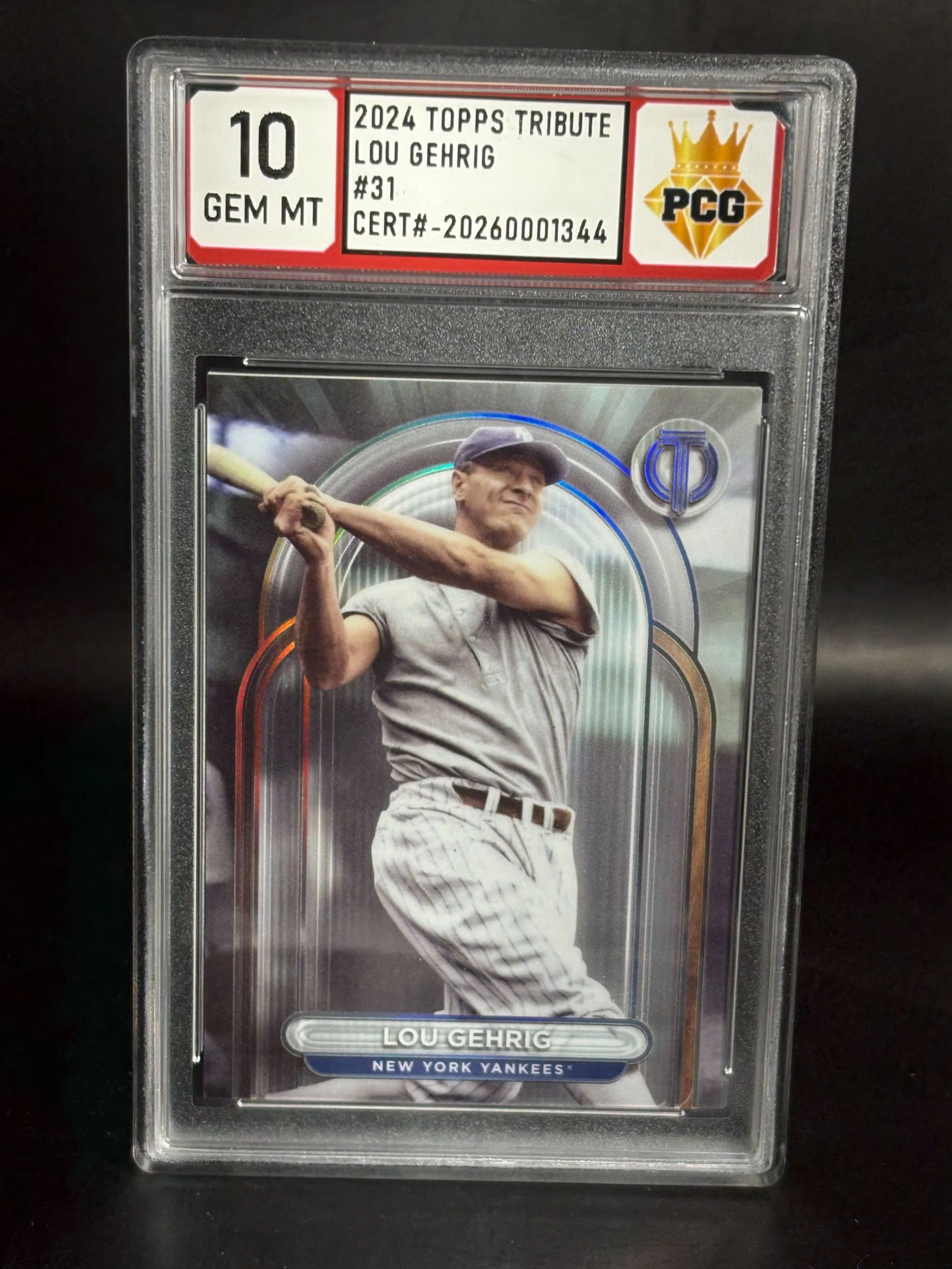 #20250001344 2024 LOU GEHRIG 10 GEM MT
