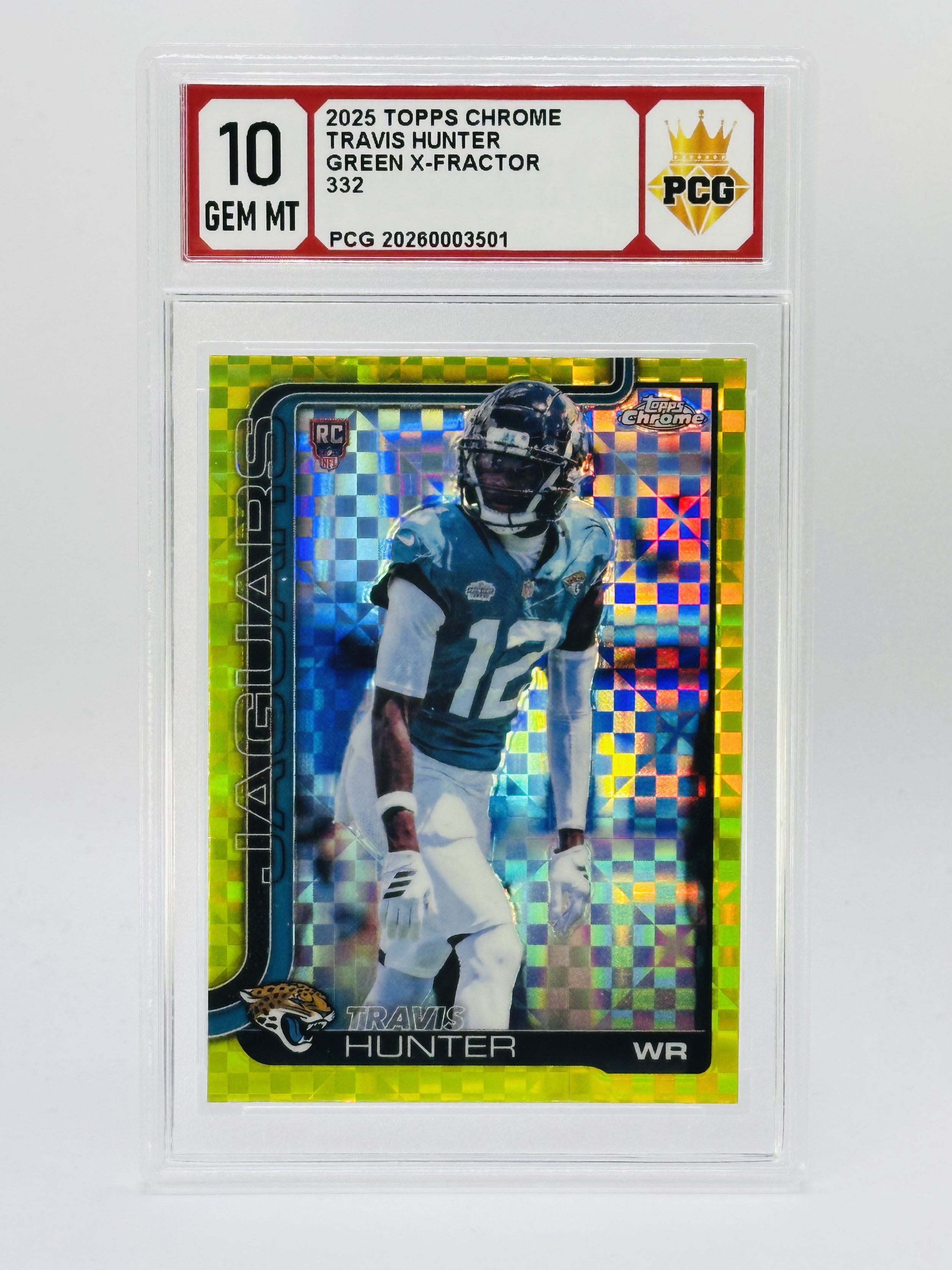 #20260003501 2025 TRAVIS HUNTER 10 GEM MT