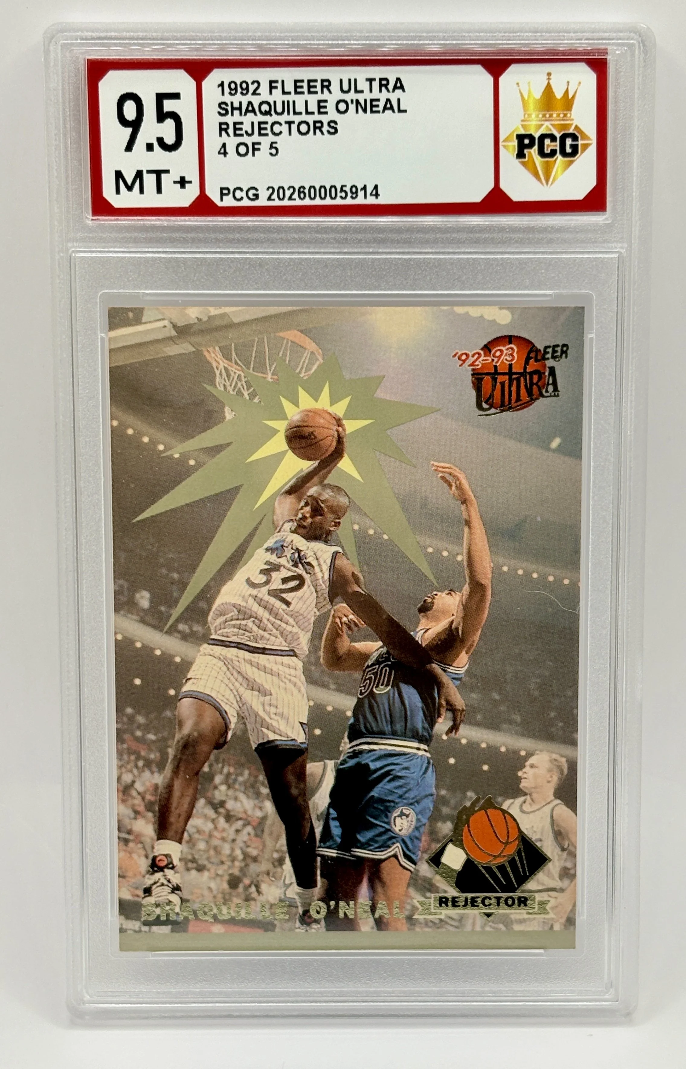 #20260005914 1992 SHAQUILLE O'NEAL 9.5 MT+