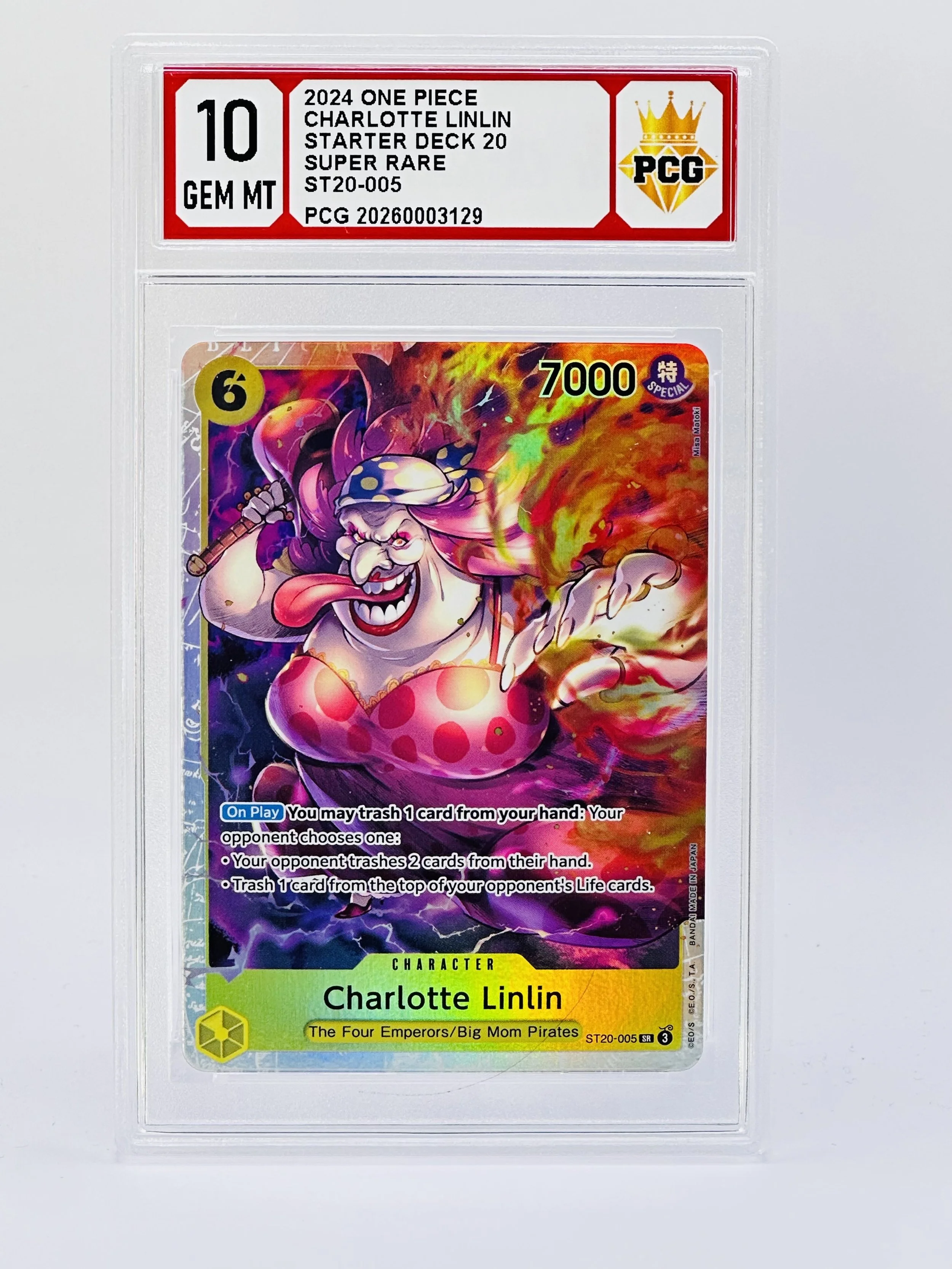 #20260003129 2024 CHARLOTTE LINLIN 10 GEM MT